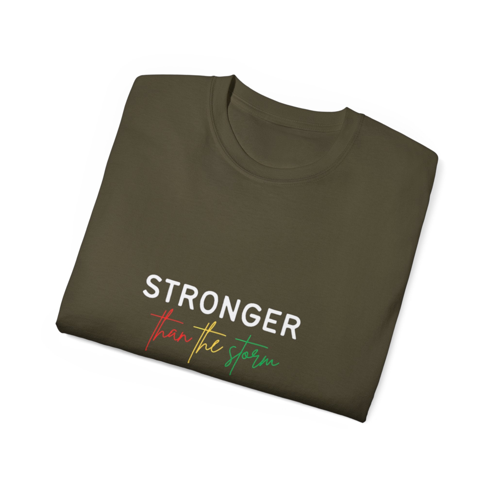Stronger Than The Storm T-Shirt — Resilience Motivational Tee