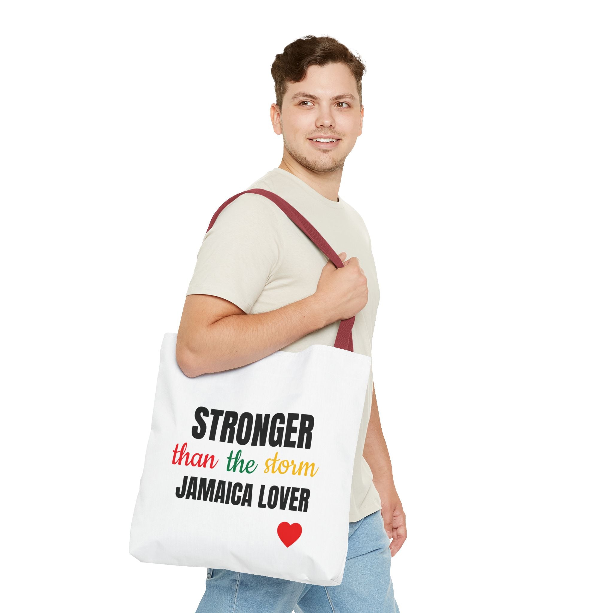 Stronger Than The Storm Jamaica Lover Tote Bag
