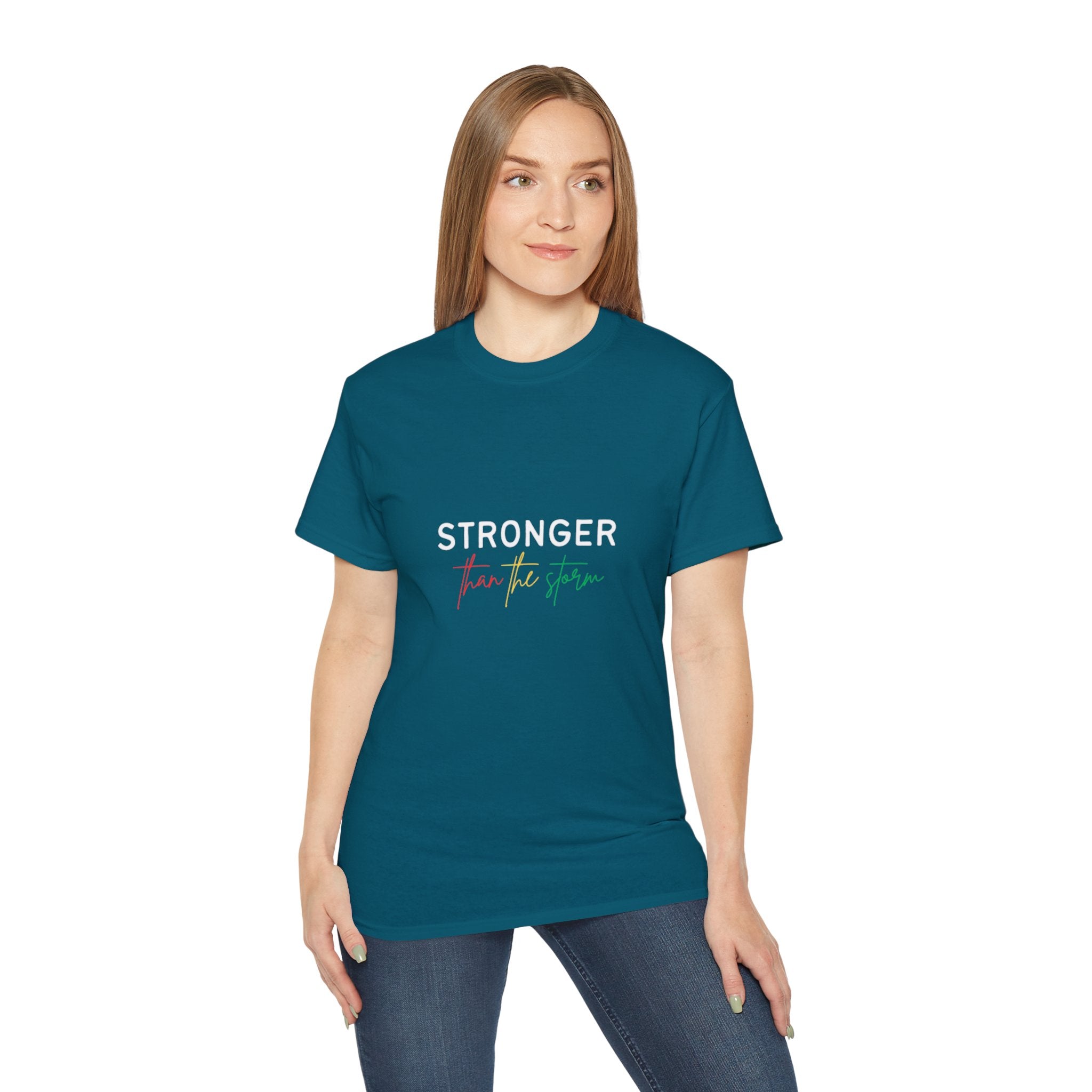 Stronger Than The Storm T-Shirt — Resilience Motivational Tee