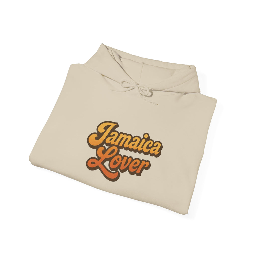 Jamaica Lover Hoodie — Retro Script Pullover for Jamaica Fans
