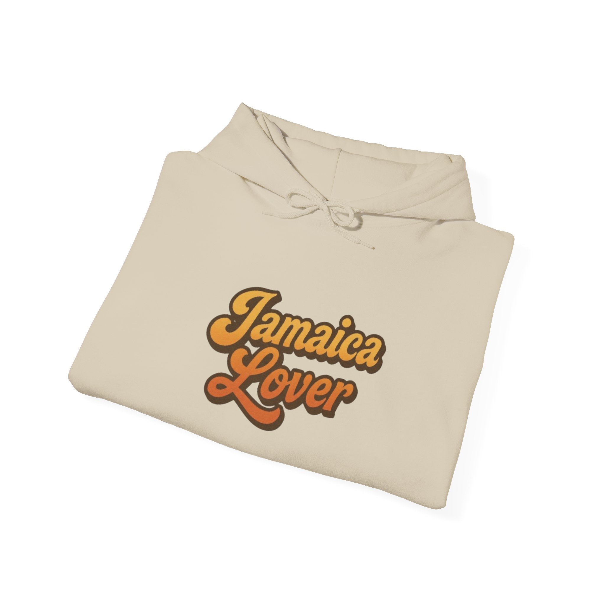 Jamaica Lover Hoodie — Retro Script Pullover for Jamaica Fans