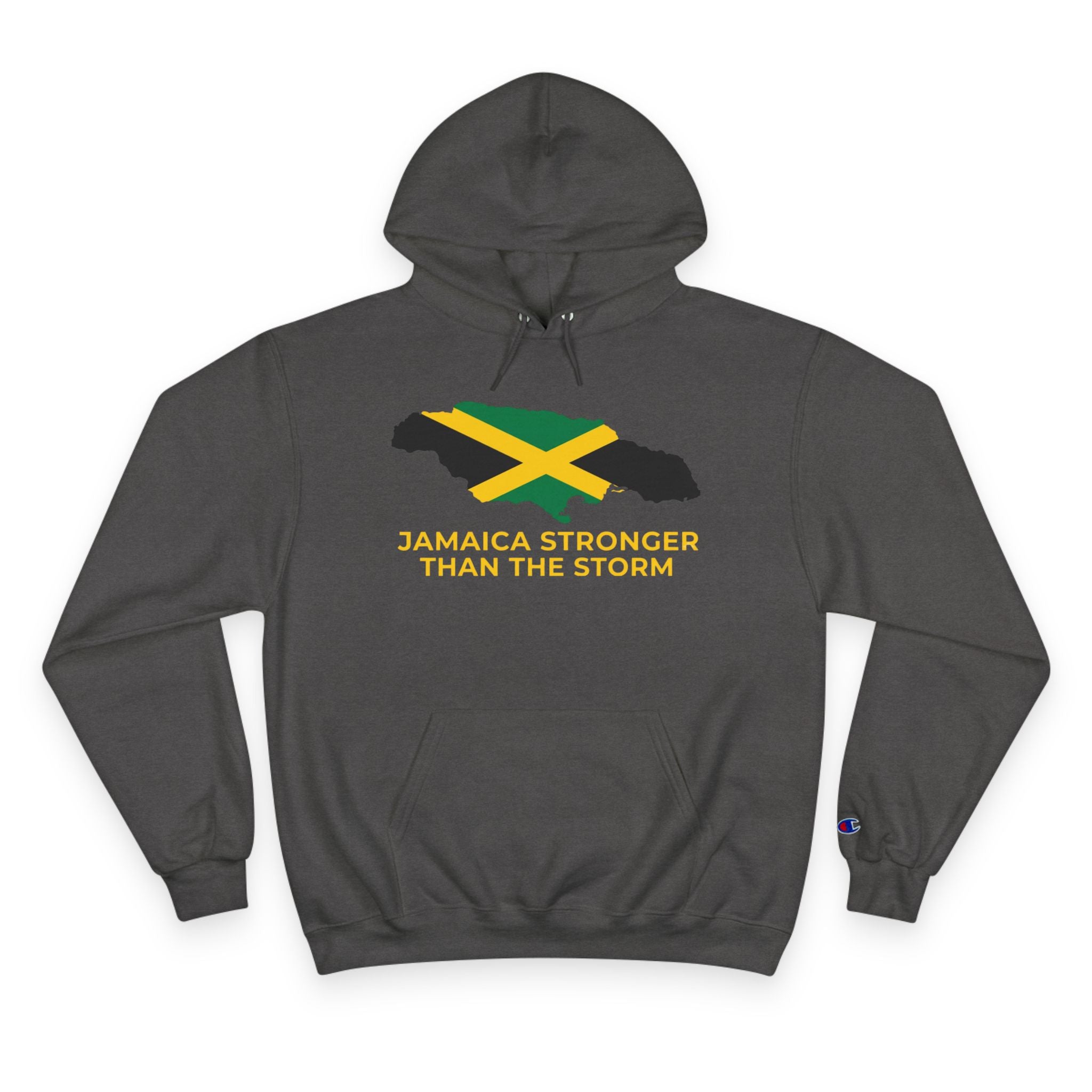 Jamaica Strong Hoodie — Jamaican Flag Champion Pullover