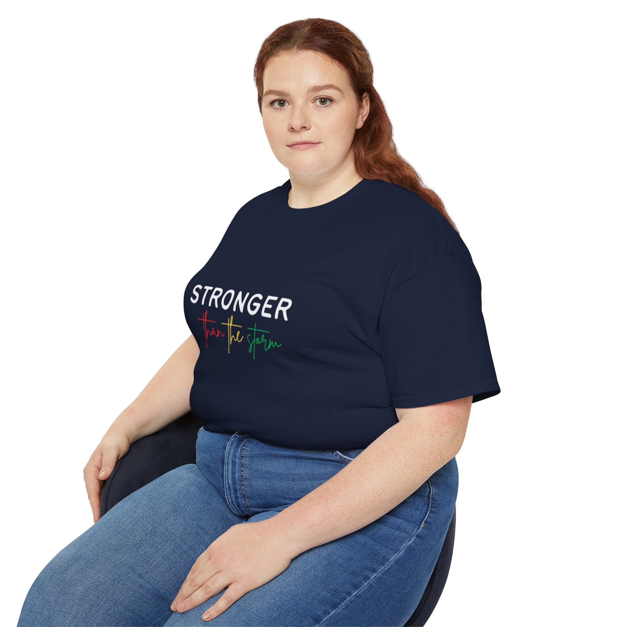 Stronger Than The Storm T-Shirt — Resilience Motivational Tee