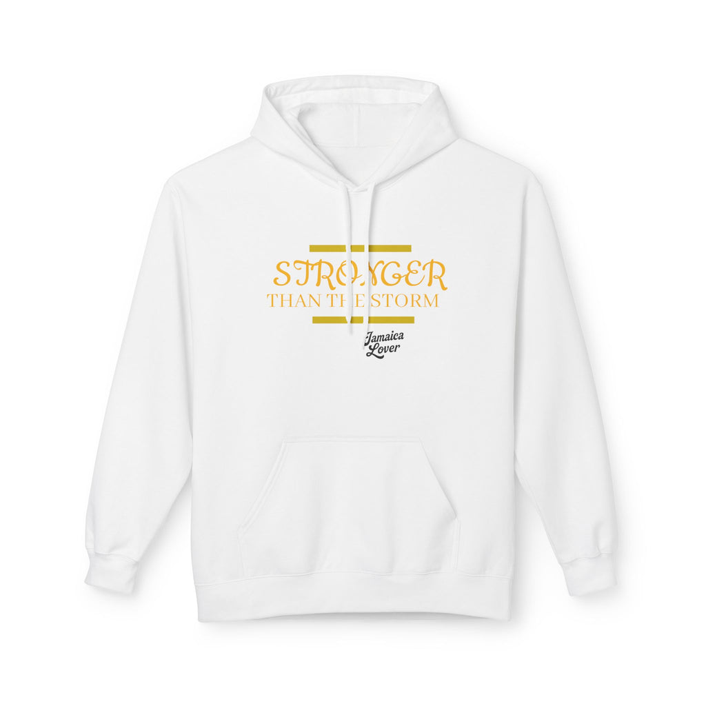 Hoodie — "Stronger Than This Storm" Inspirational Comfort Pullover