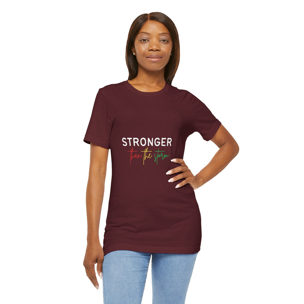 Stronger Than The Storm T‑Shirt — Inspirational Resilience Tee