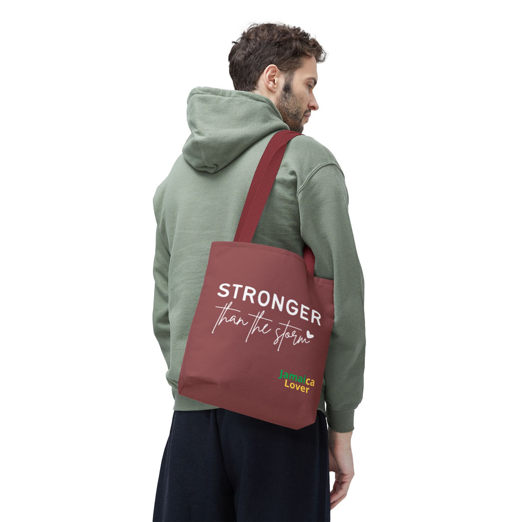 Stronger Than The Storm Jamaica Lover Tote Bag