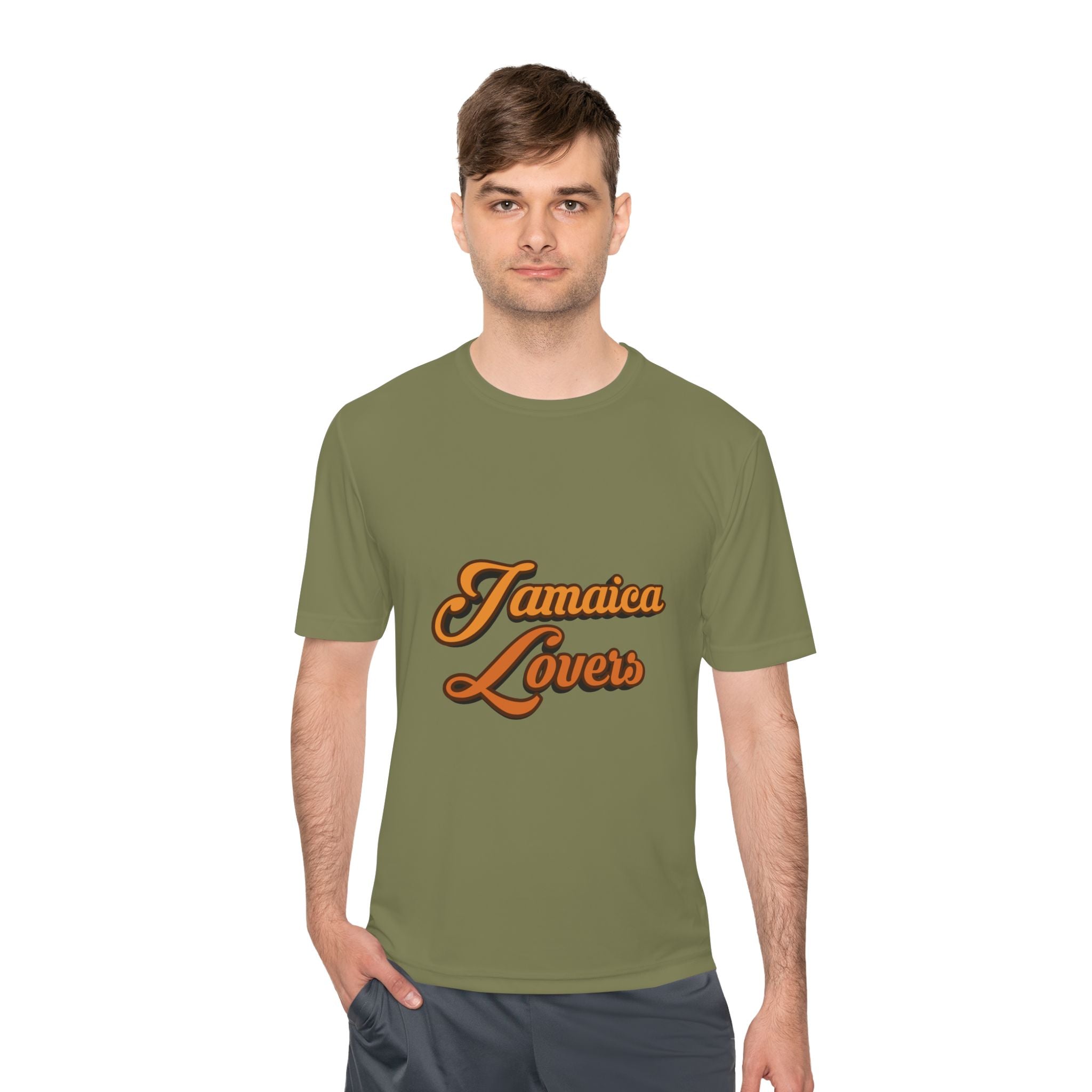 Jamaica Lovers Unisex Moisture Wicking Tee, Cool Summer Wear, Beach Shirt, Vacation Gear, Travel Apparel, Gift for Friends