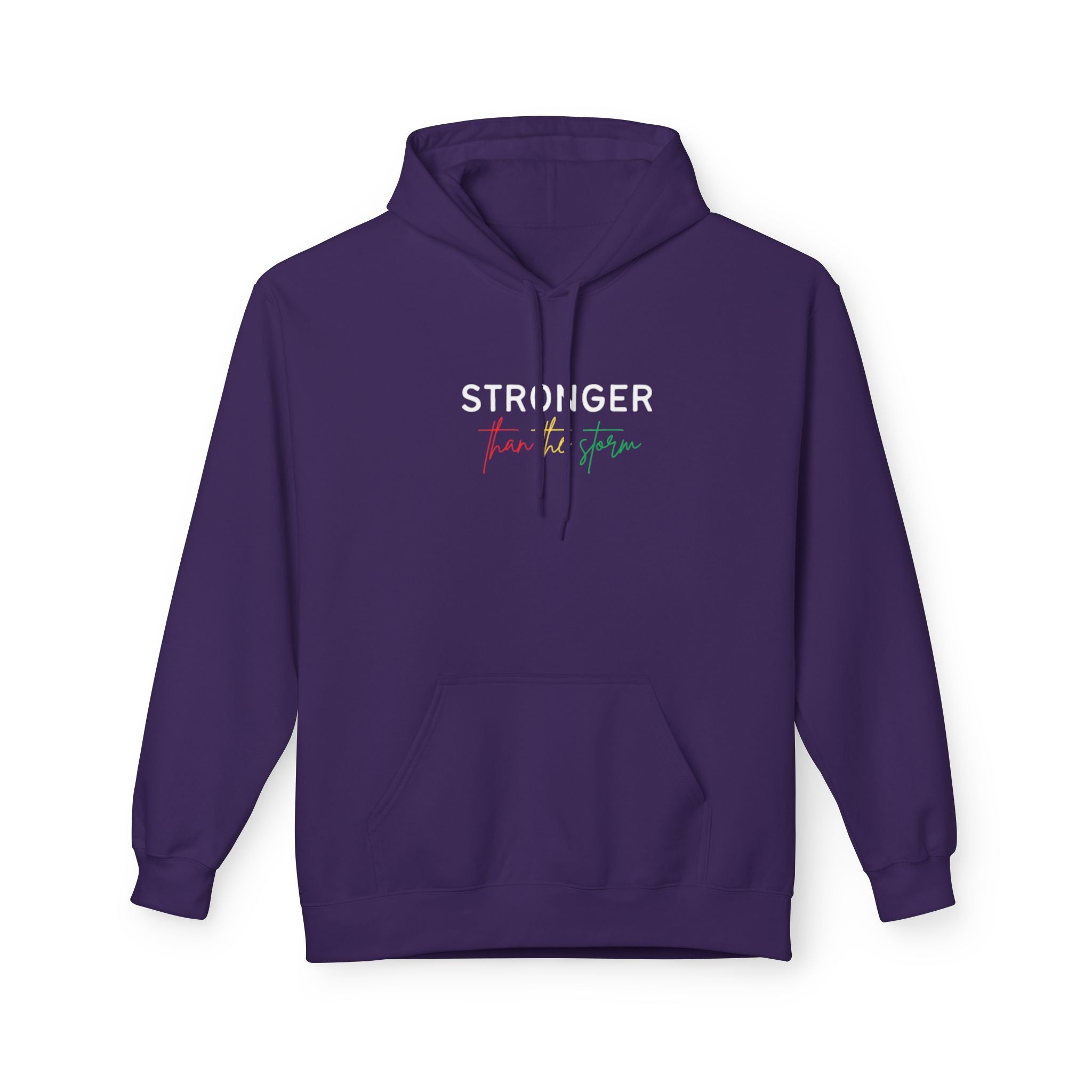 Stronger Than the Storm Hoodie — Inspirational Empowerment Pullover