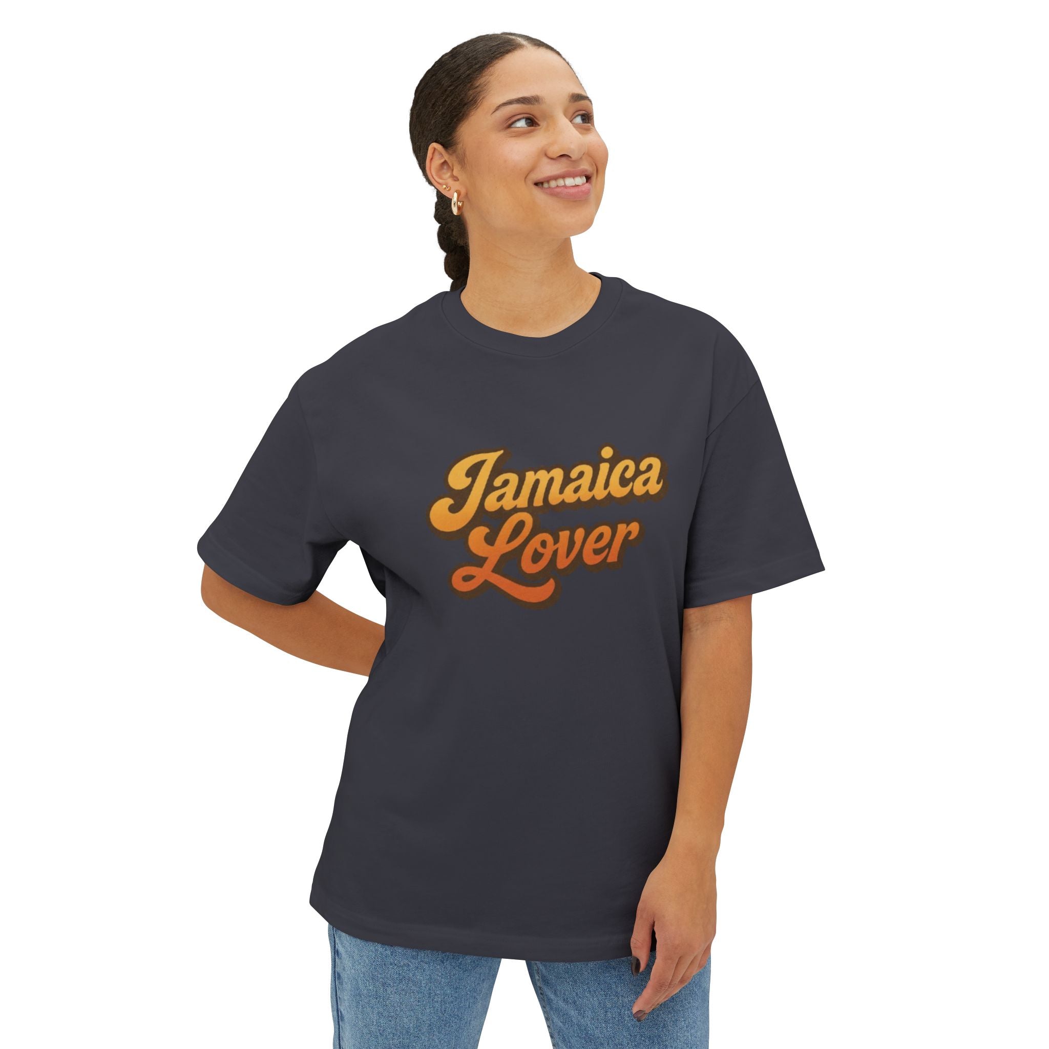 Jamaica Lover Tee — Retro Island Vibes Oversized T-Shirt