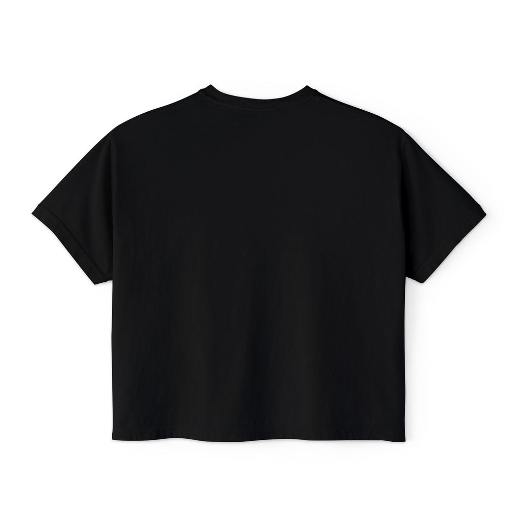 Women’s Boxy Tee — "Stronger Than the Storm" Inspirational Crop Top