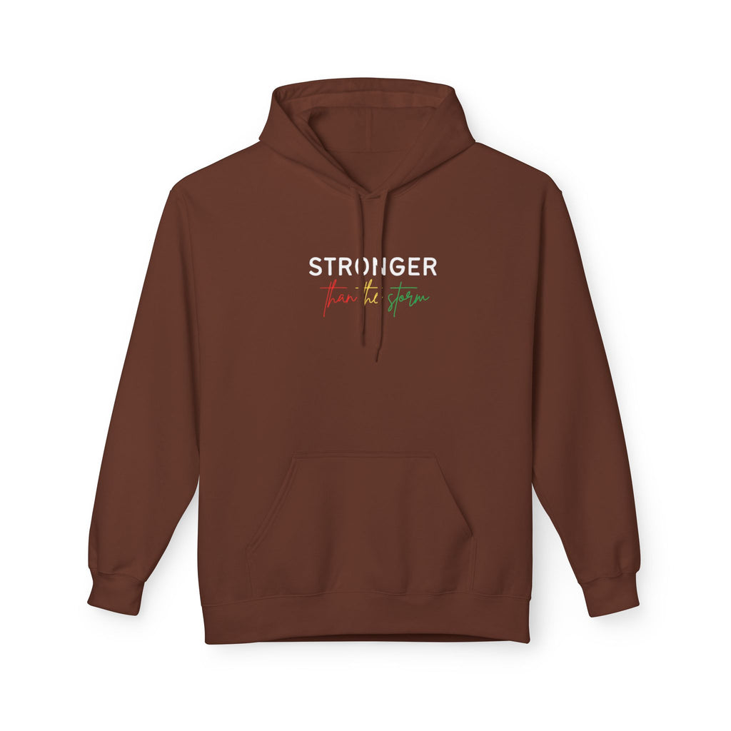 Stronger Than the Storm Hoodie — Inspirational Empowerment Pullover