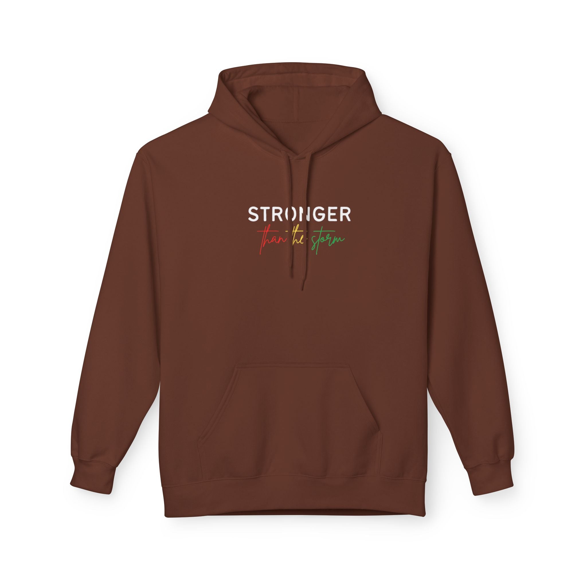 Stronger Than the Storm Hoodie — Inspirational Empowerment Pullover