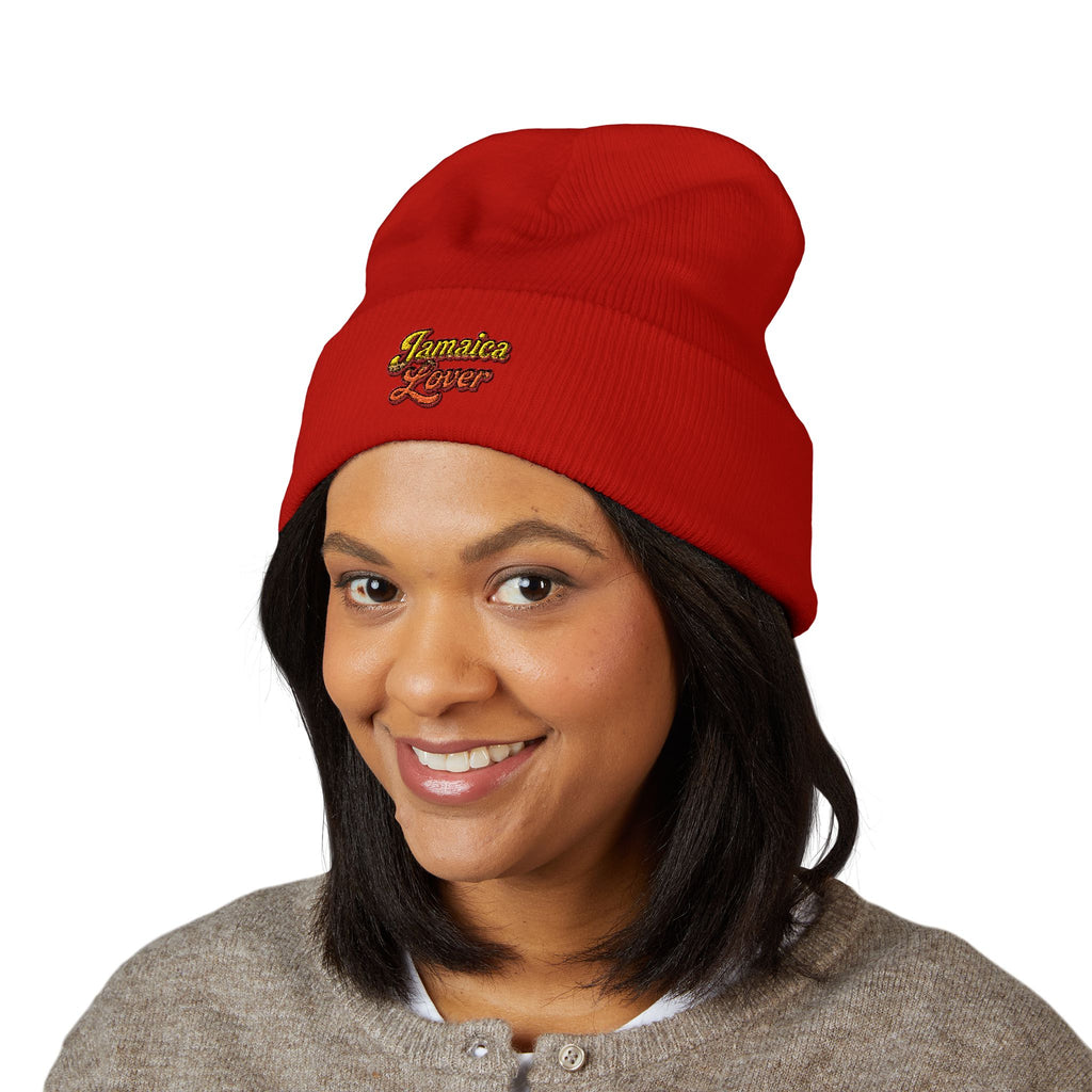 Embroidered 'Business Lover' Classic Cuffed Beanie — Cozy Winter Hat