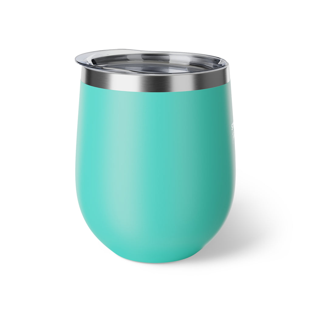 Insulated 12oz Copper Tumbler — "Stronger Than the Storm" Jamaica Lover Design