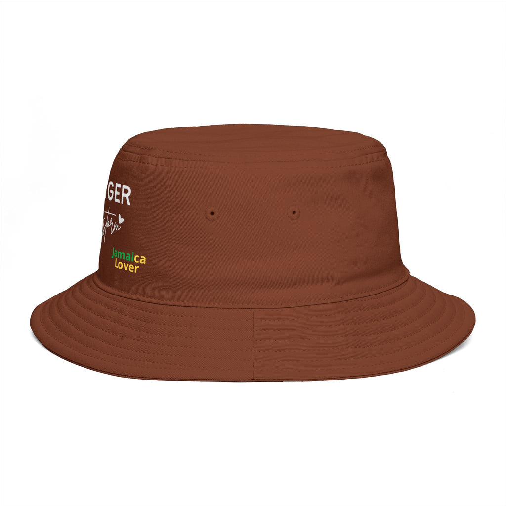 Stronger Than the Storm Bucket Hat – Jamaica Lover Inspirational Sun Hat