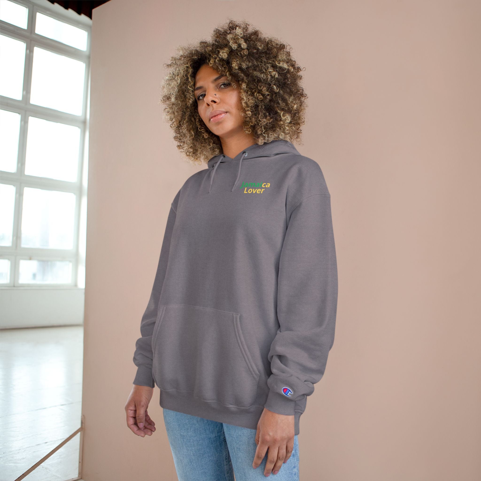 Jamaica Lover Hoodie — Minimal Caribbean Pride Pullover