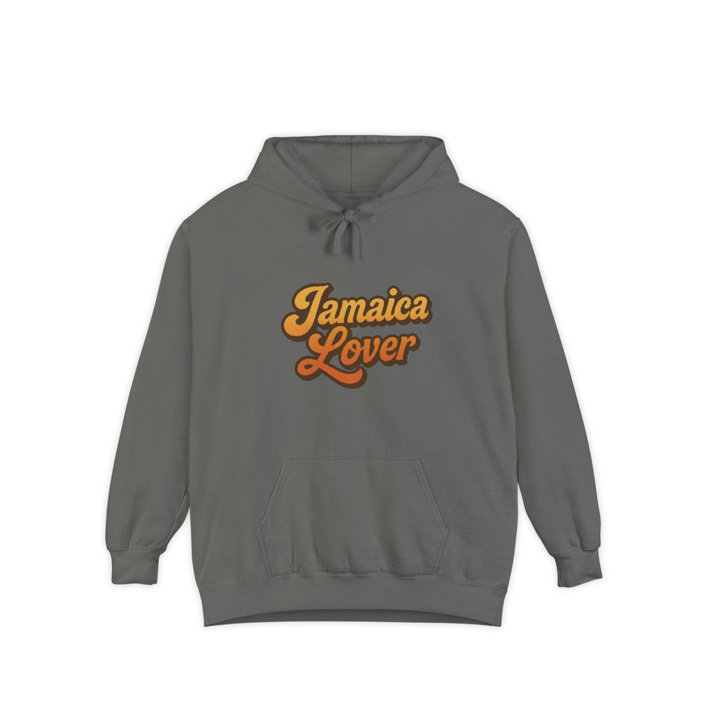 Jamaica Lover Hooded Sweatshirt – Retro Script Travel Hoodie