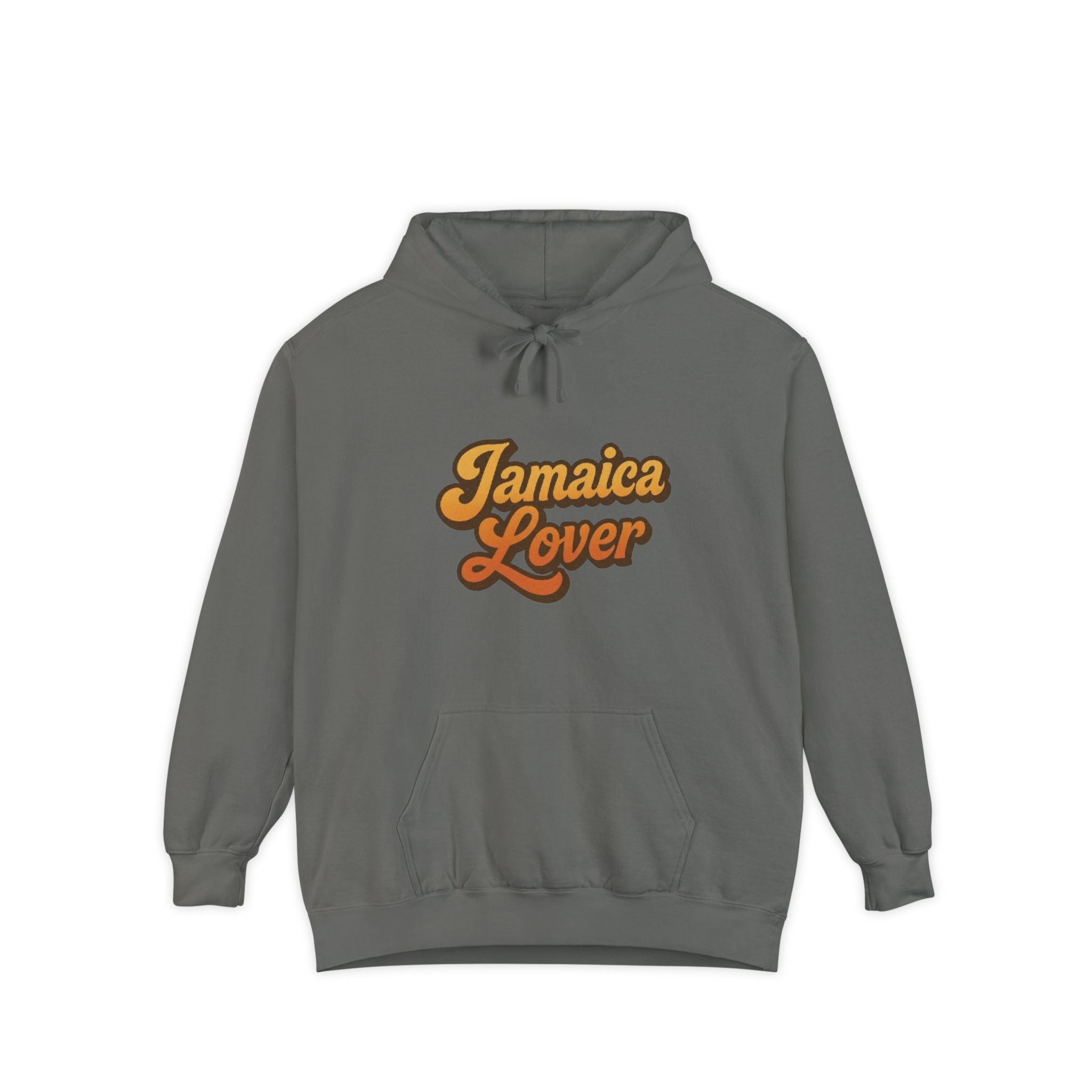Jamaica Lover Hooded Sweatshirt – Retro Script Travel Hoodie