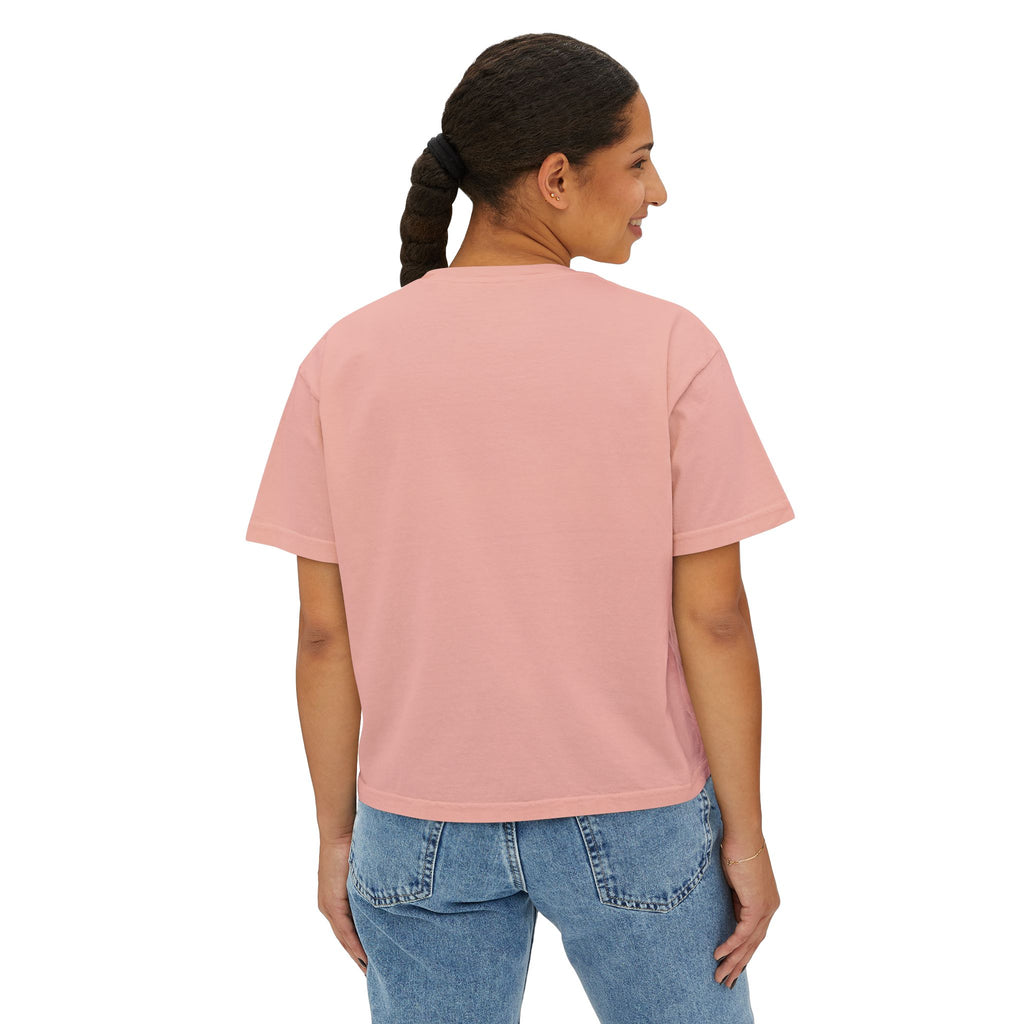 Jamaica Lover Boxy Tee — Retro Script Vacation T‑Shirt