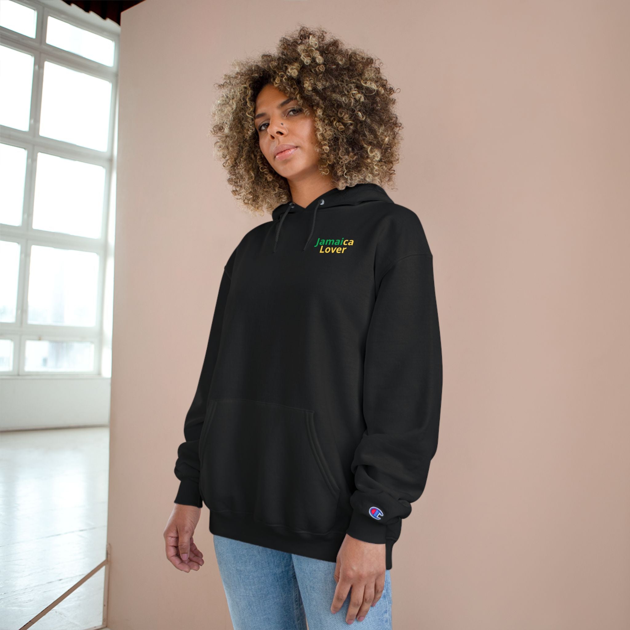 Jamaica Lover Hoodie — Minimal Caribbean Pride Pullover