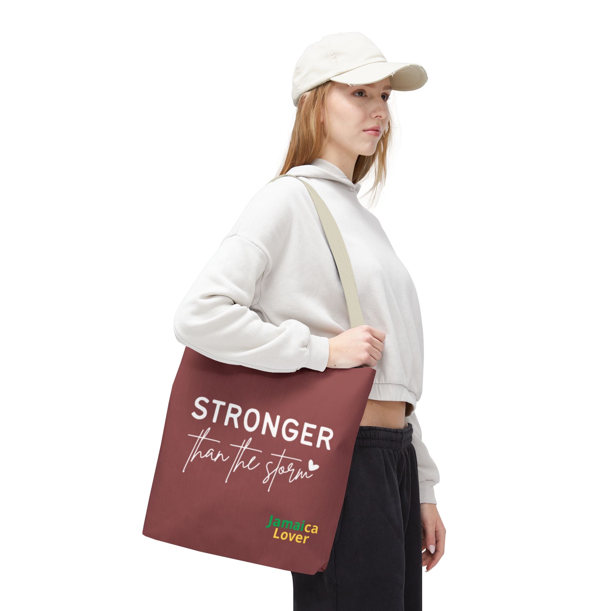 Stronger Than The Storm Jamaica Lover Tote Bag