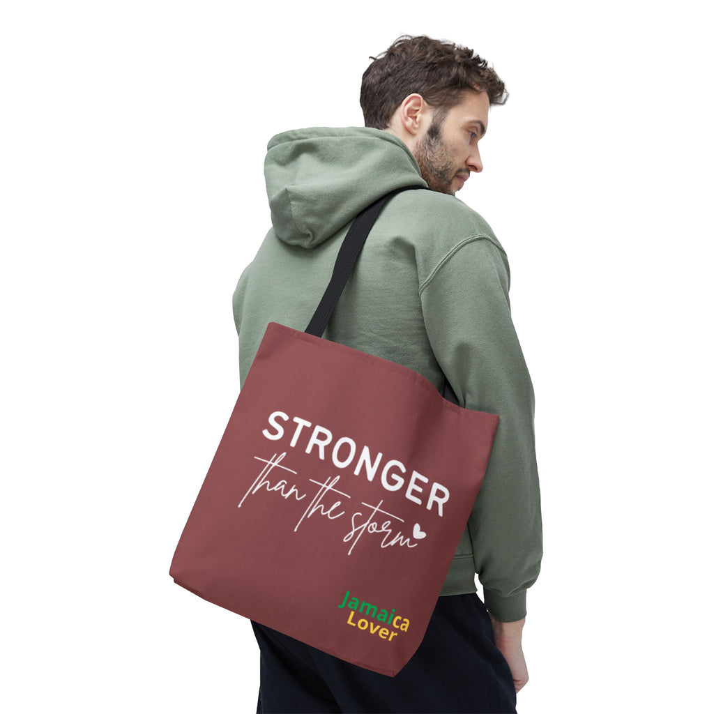 Stronger Than The Storm Jamaica Lover Tote Bag