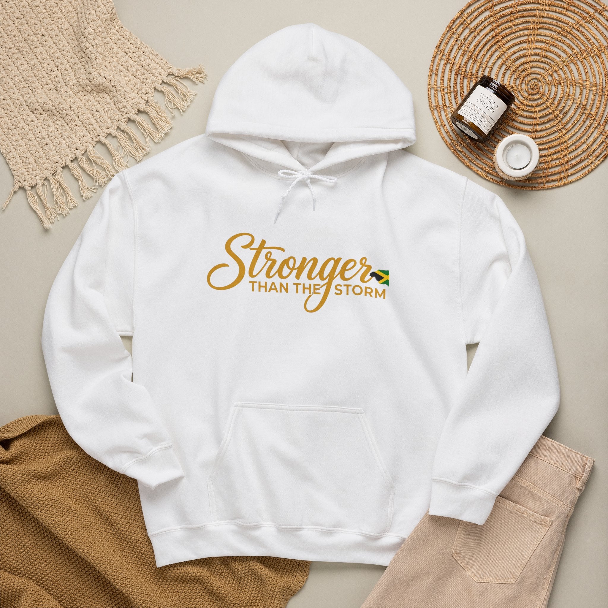 Stronger Than The Storm Hoodie – Inspirational Resilience Sweatshirt