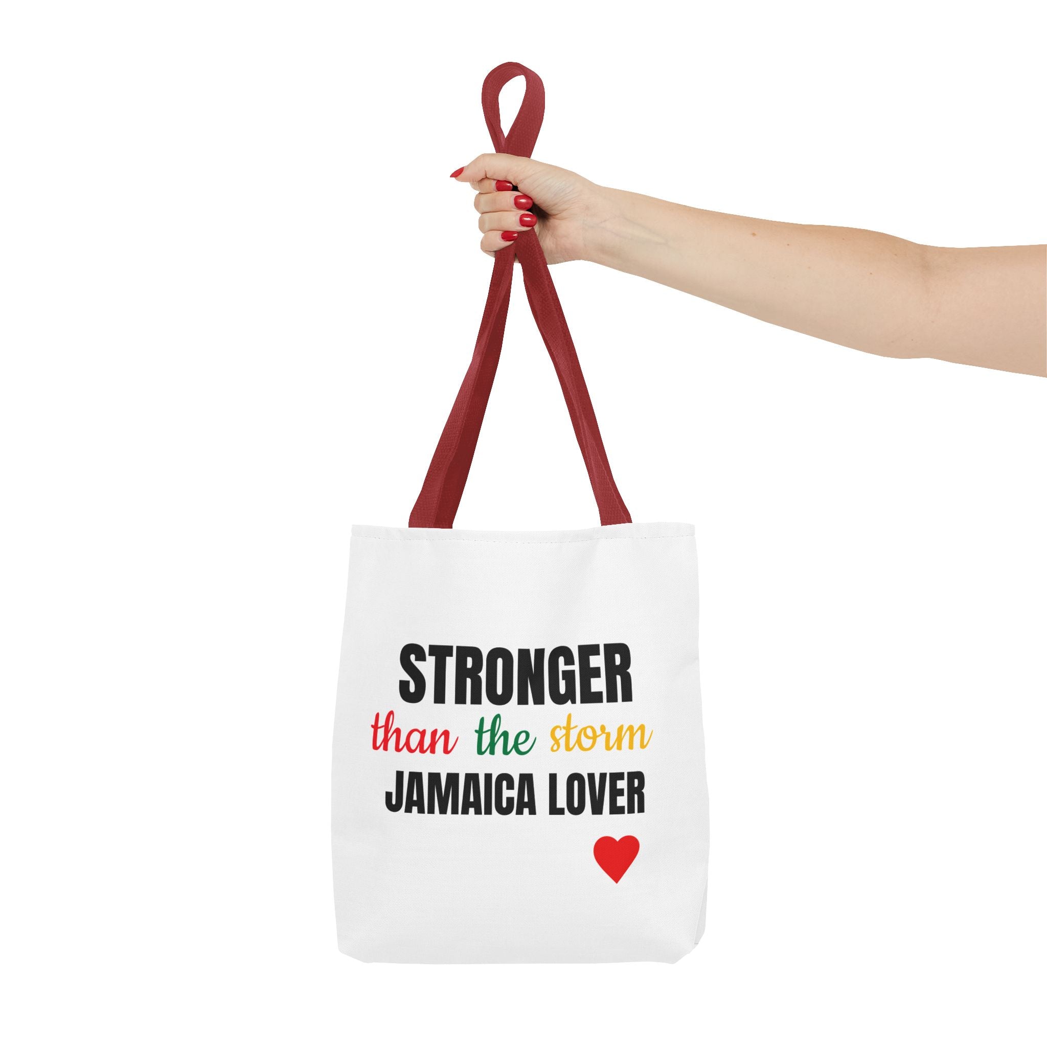 Stronger Than The Storm Jamaica Lover Tote Bag