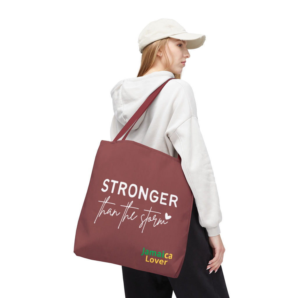 Stronger Than The Storm Jamaica Lover Tote Bag