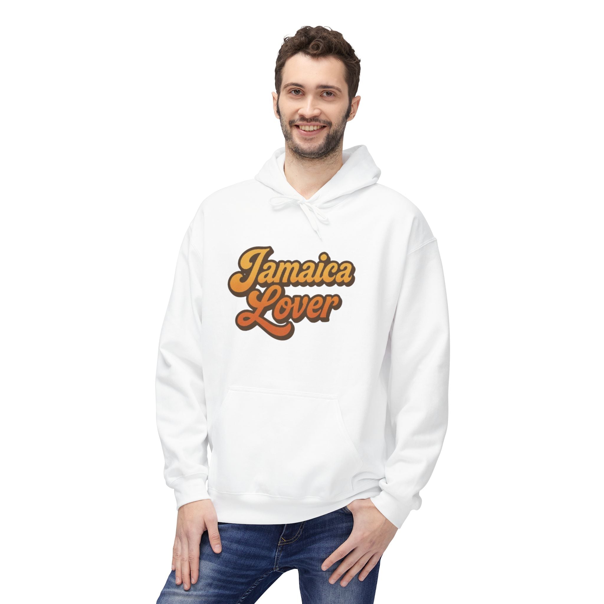 Jamaica Lover Hoodie – Retro Script Jamaica Pride Pullover