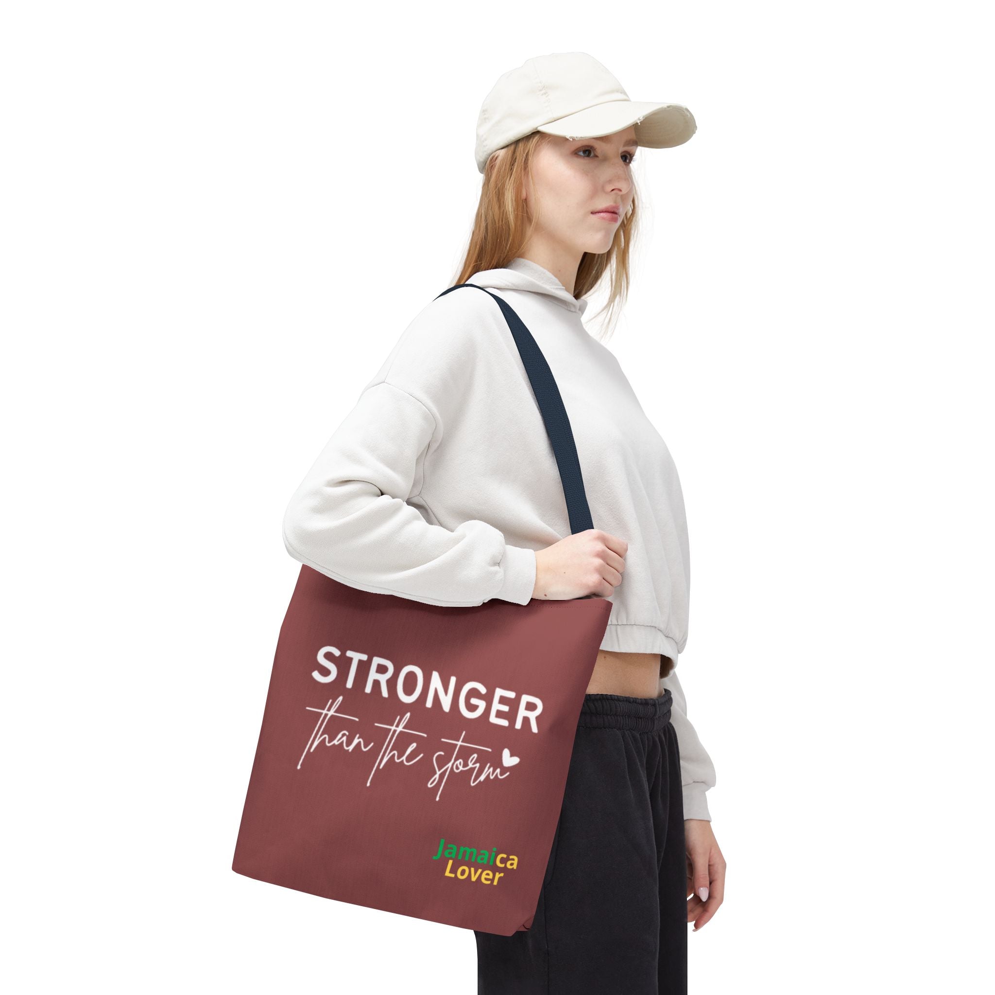 Stronger Than The Storm Jamaica Lover Tote Bag