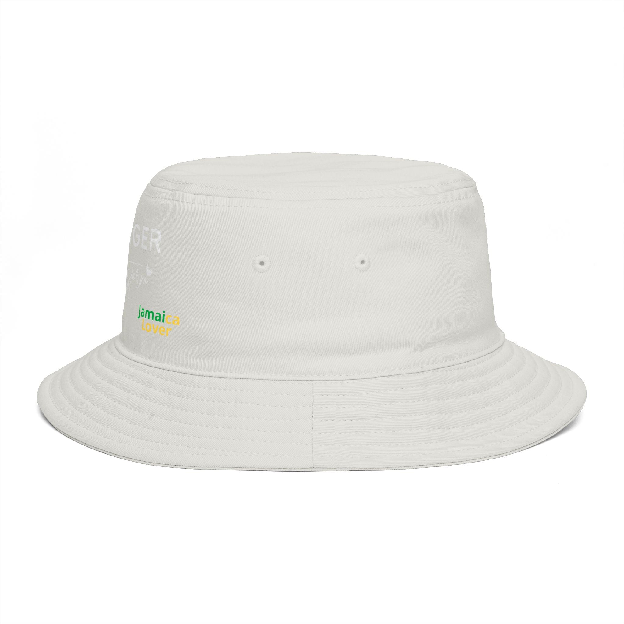 Stronger Than the Storm Bucket Hat – Jamaica Lover Inspirational Sun Hat