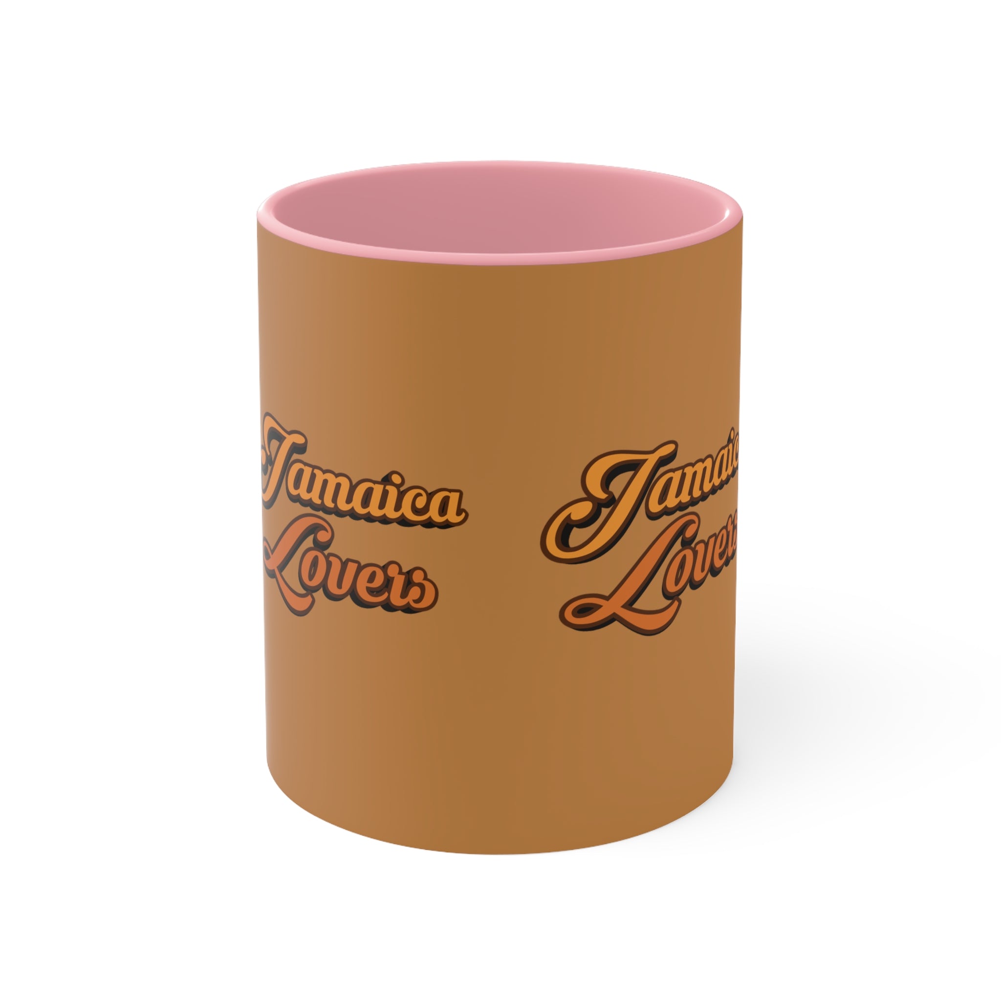 Jamaica Lovers Accent Mug, Coffee Cup for Island Enthusiasts, Gift for Coffee Lovers, Tropical Drinkware, Caribbean-Inspired Mug