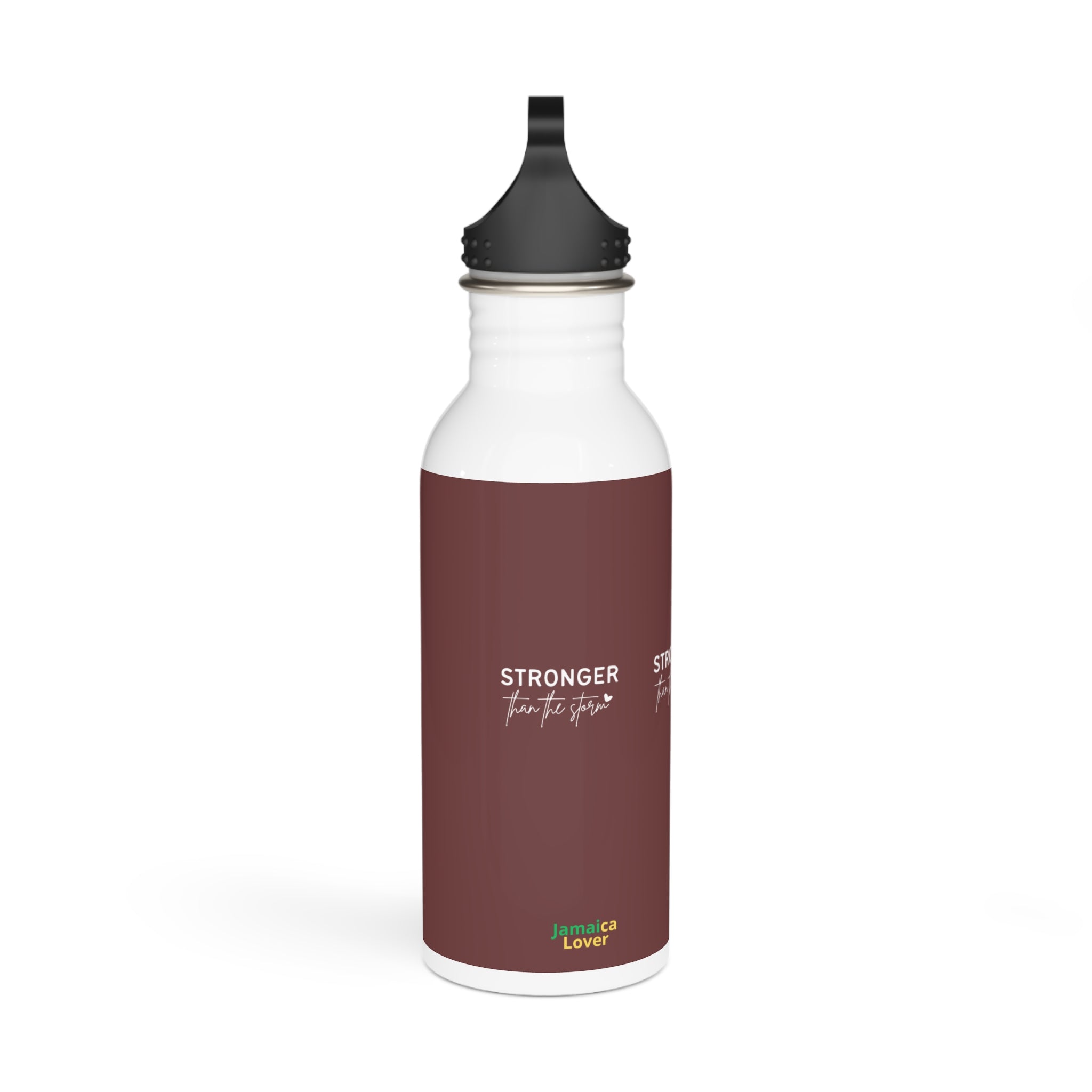 Stainless Steel Water Bottle — "Stronger from the Struggle" Inspirational Sports Bottle