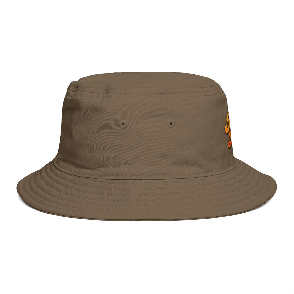 Jamaica Lover Bucket Hat — Retro Script Travel & Festival Sun Hat