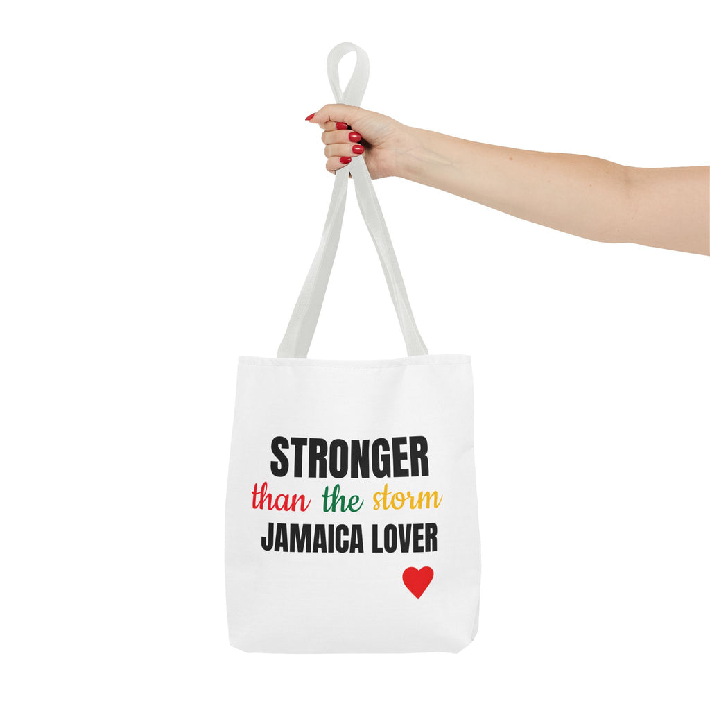 Stronger Than The Storm Jamaica Lover Tote Bag