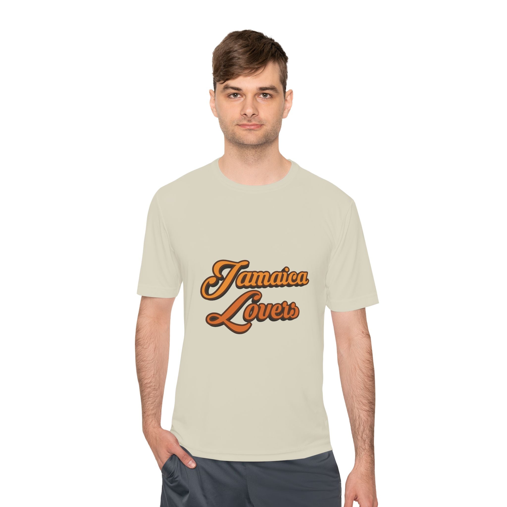 Jamaica Lovers Unisex Moisture Wicking Tee, Cool Summer Wear, Beach Shirt, Vacation Gear, Travel Apparel, Gift for Friends