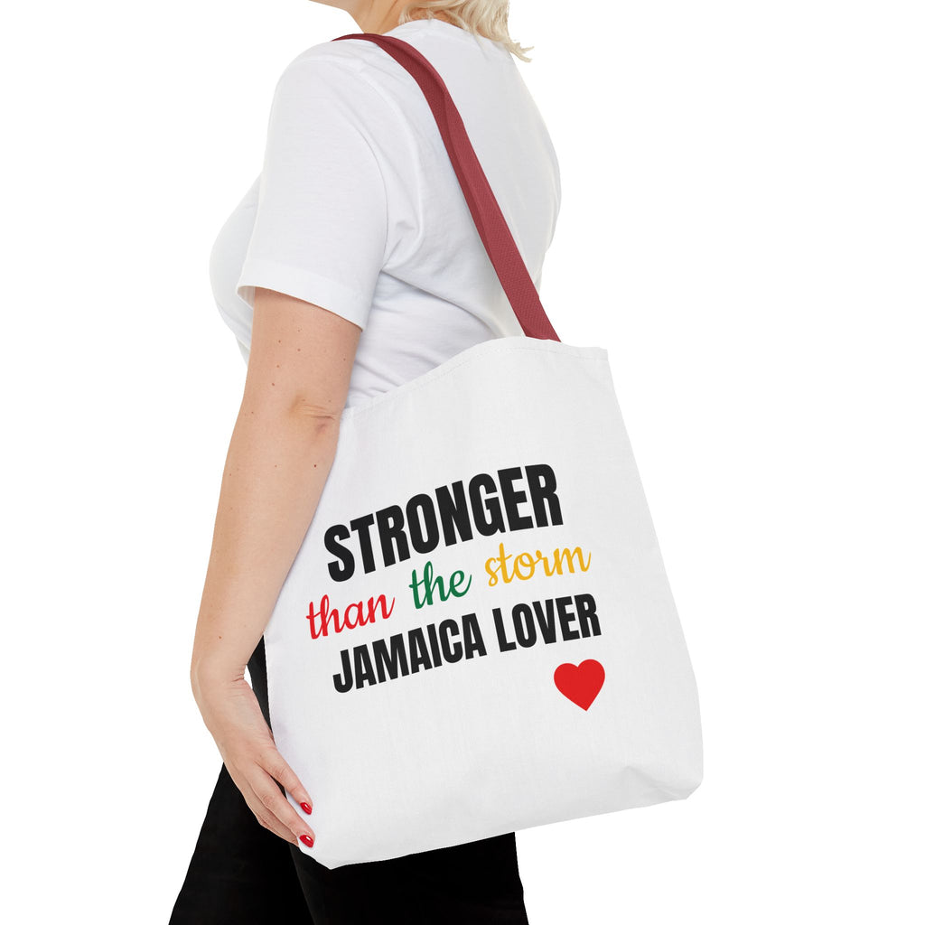 Stronger Than The Storm Jamaica Lover Tote Bag