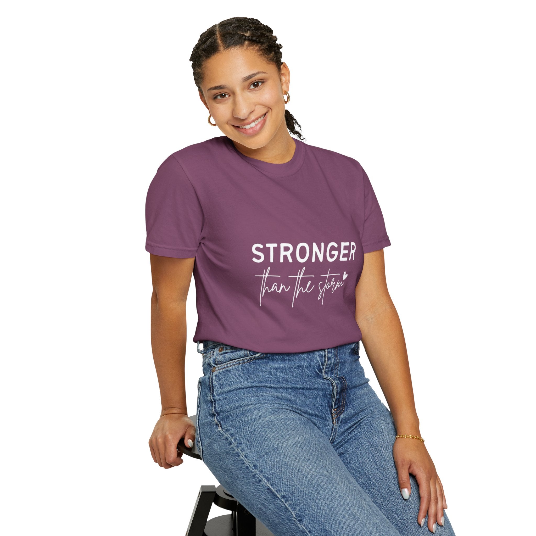 Stronger Than The Storm T-Shirt — Jamaica Lover Inspirational Tee
