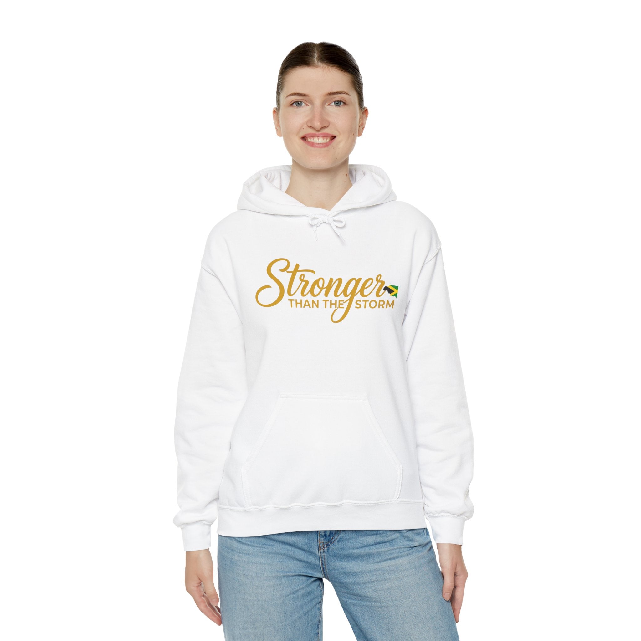 Stronger Than The Storm Hoodie – Inspirational Resilience Sweatshirt