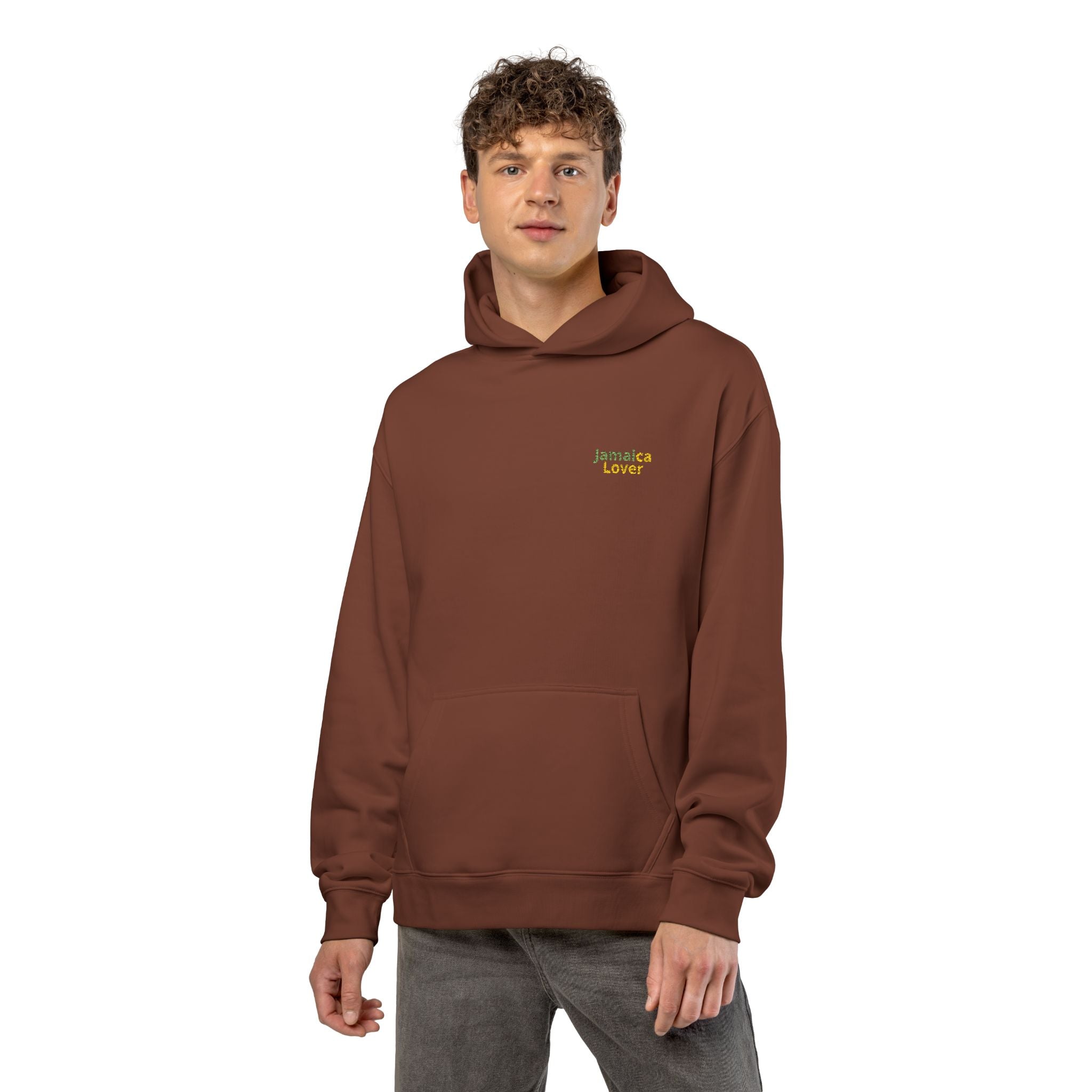 Relaxed Hoodie — 'Summer Lover' Minimal Chest Logo Pullover