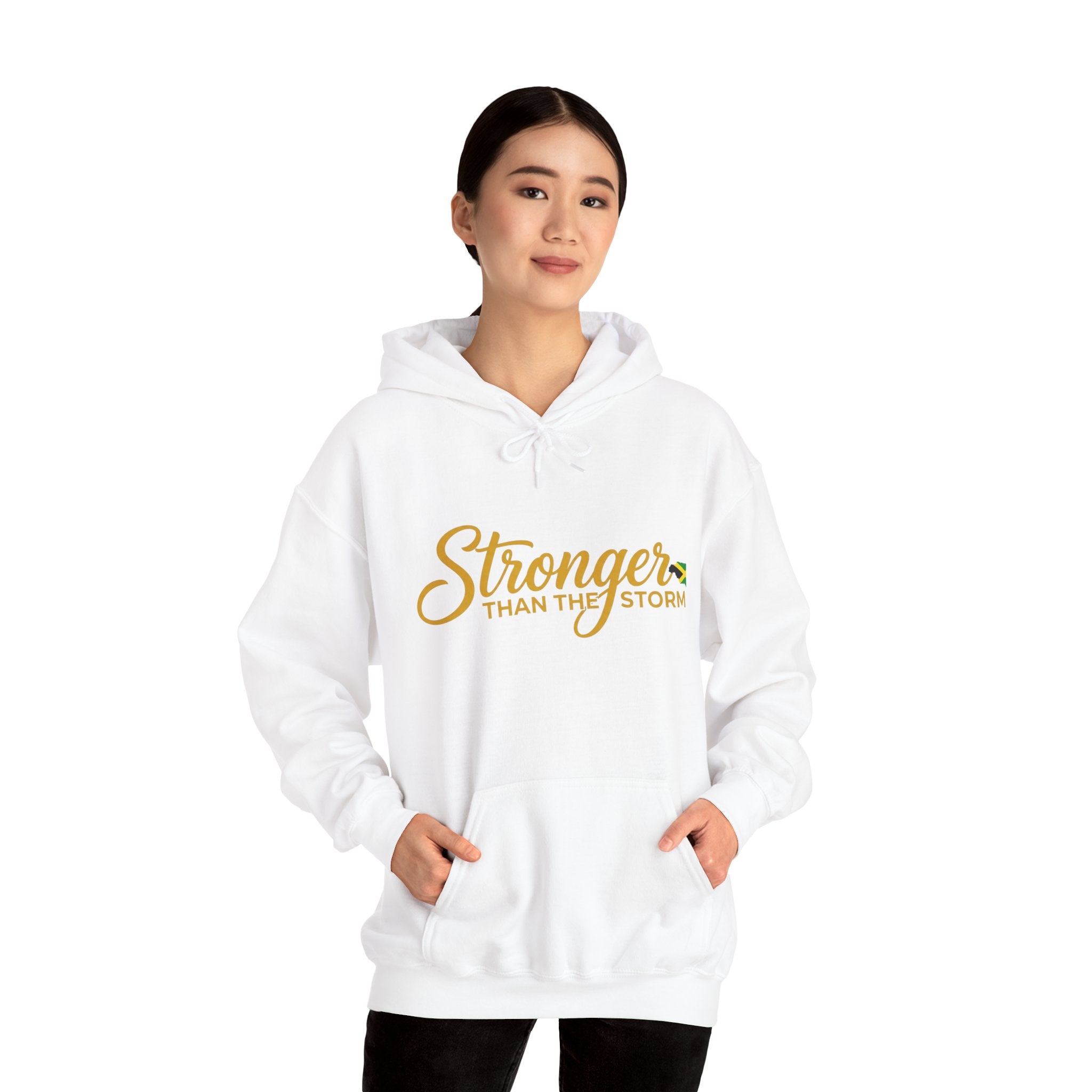 Stronger Than The Storm Hoodie – Inspirational Resilience Sweatshirt