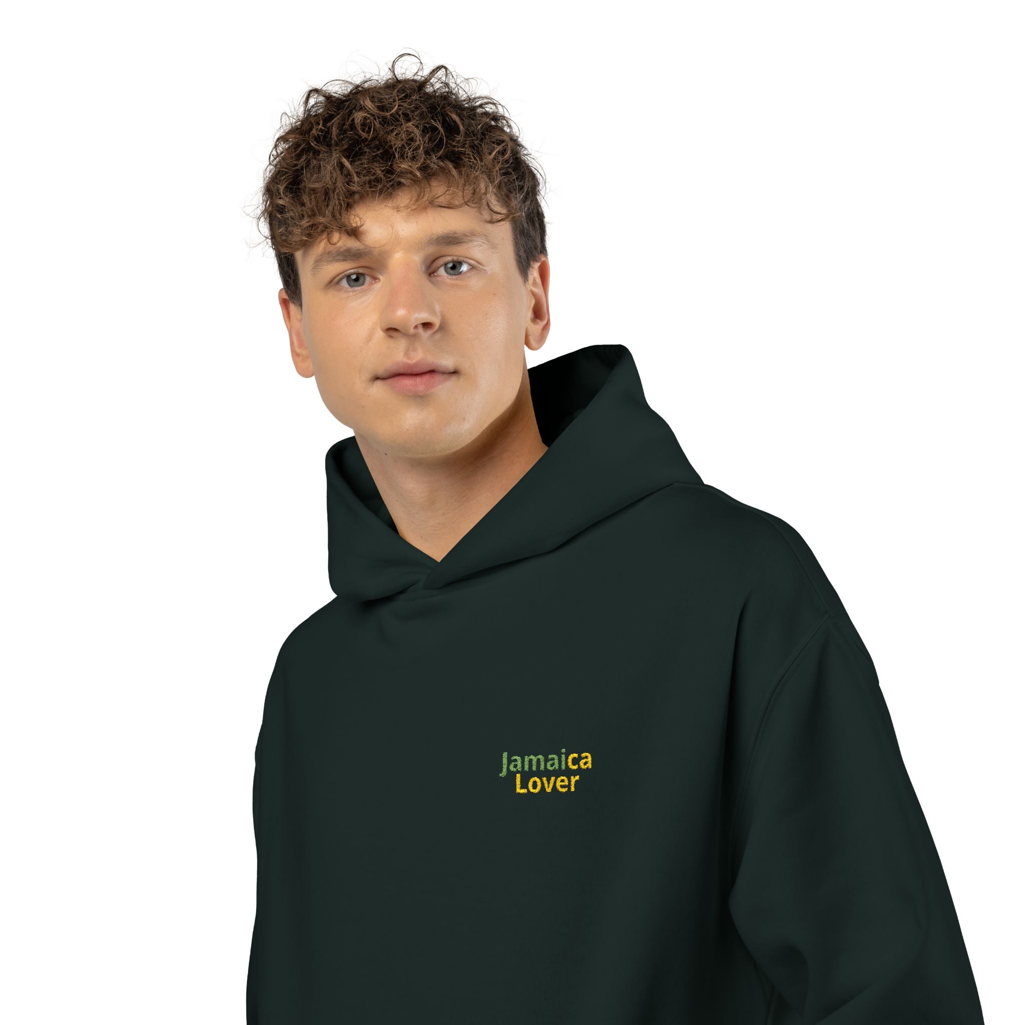 Relaxed Hoodie — 'Summer Lover' Minimal Chest Logo Pullover