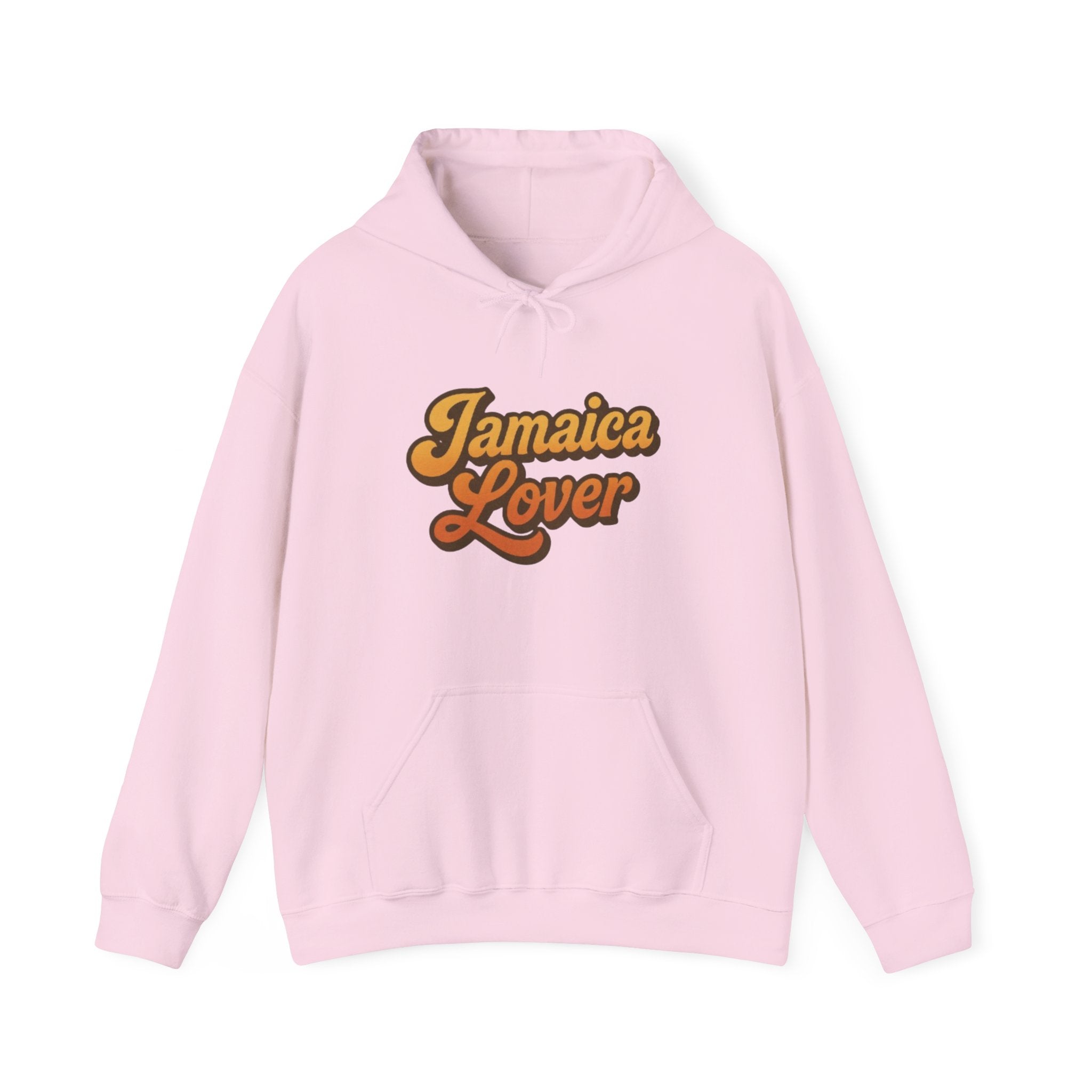 Jamaica Lover Hoodie — Retro Script Travel & Island Pride Pullover