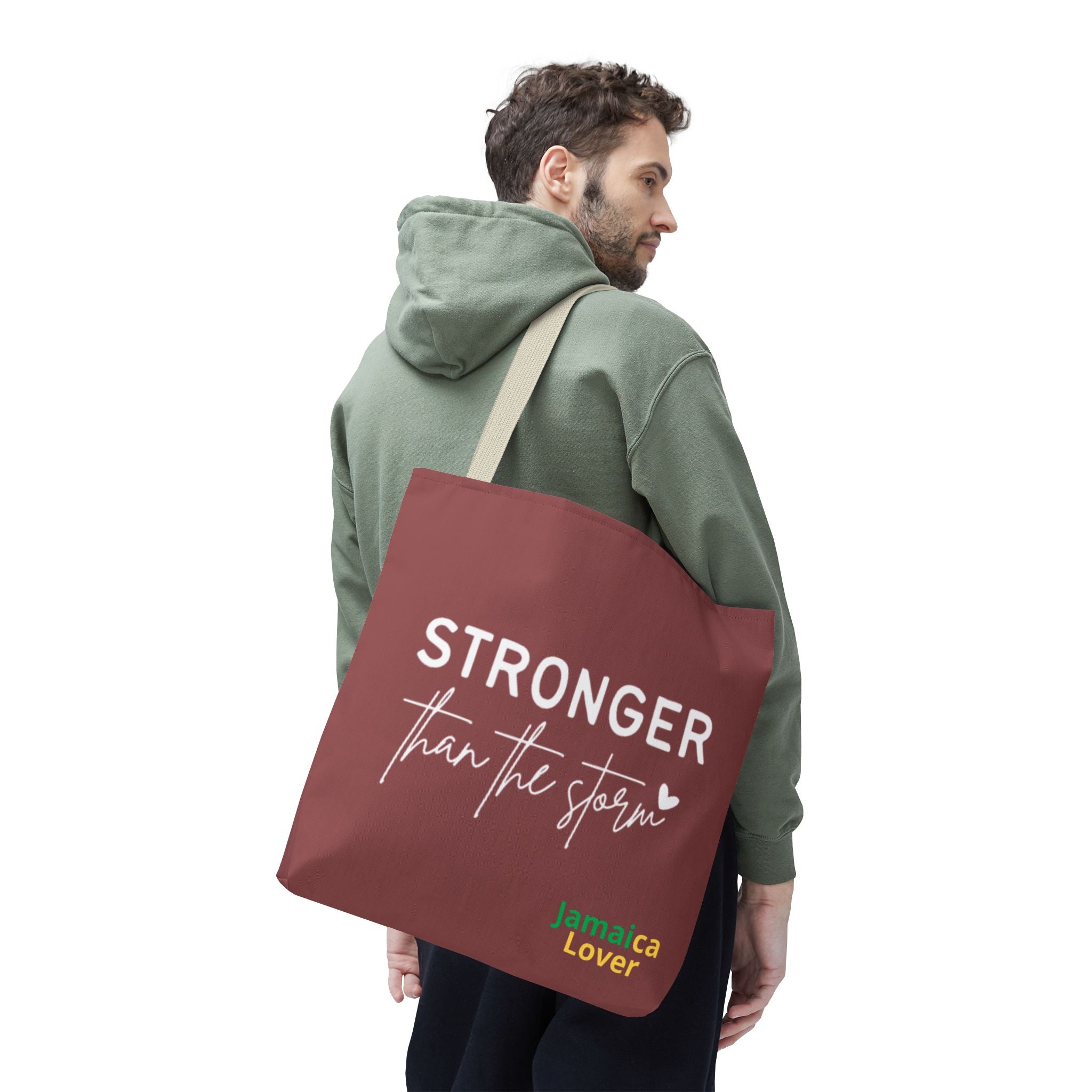 Stronger Than The Storm Jamaica Lover Tote Bag