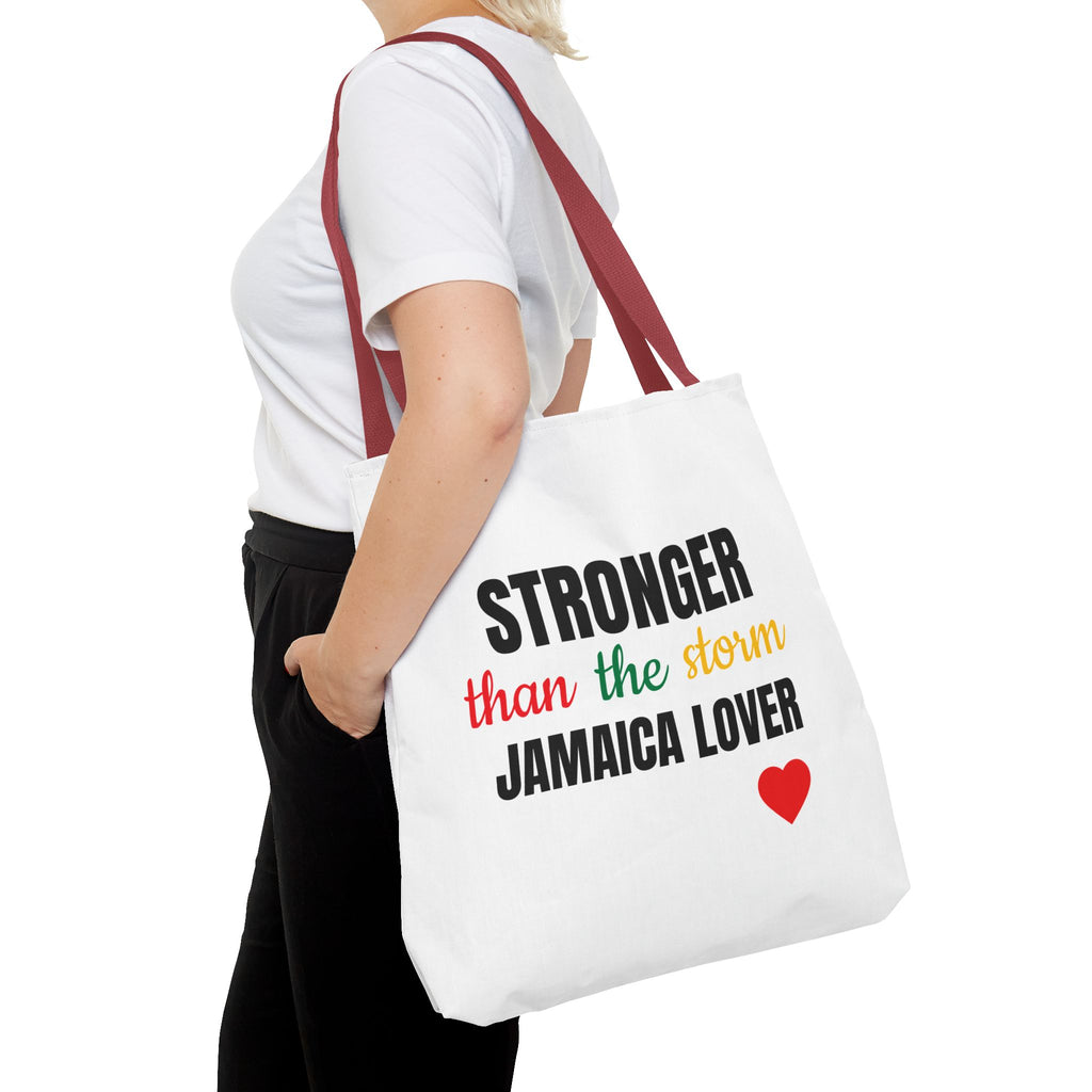 Stronger Than The Storm Jamaica Lover Tote Bag