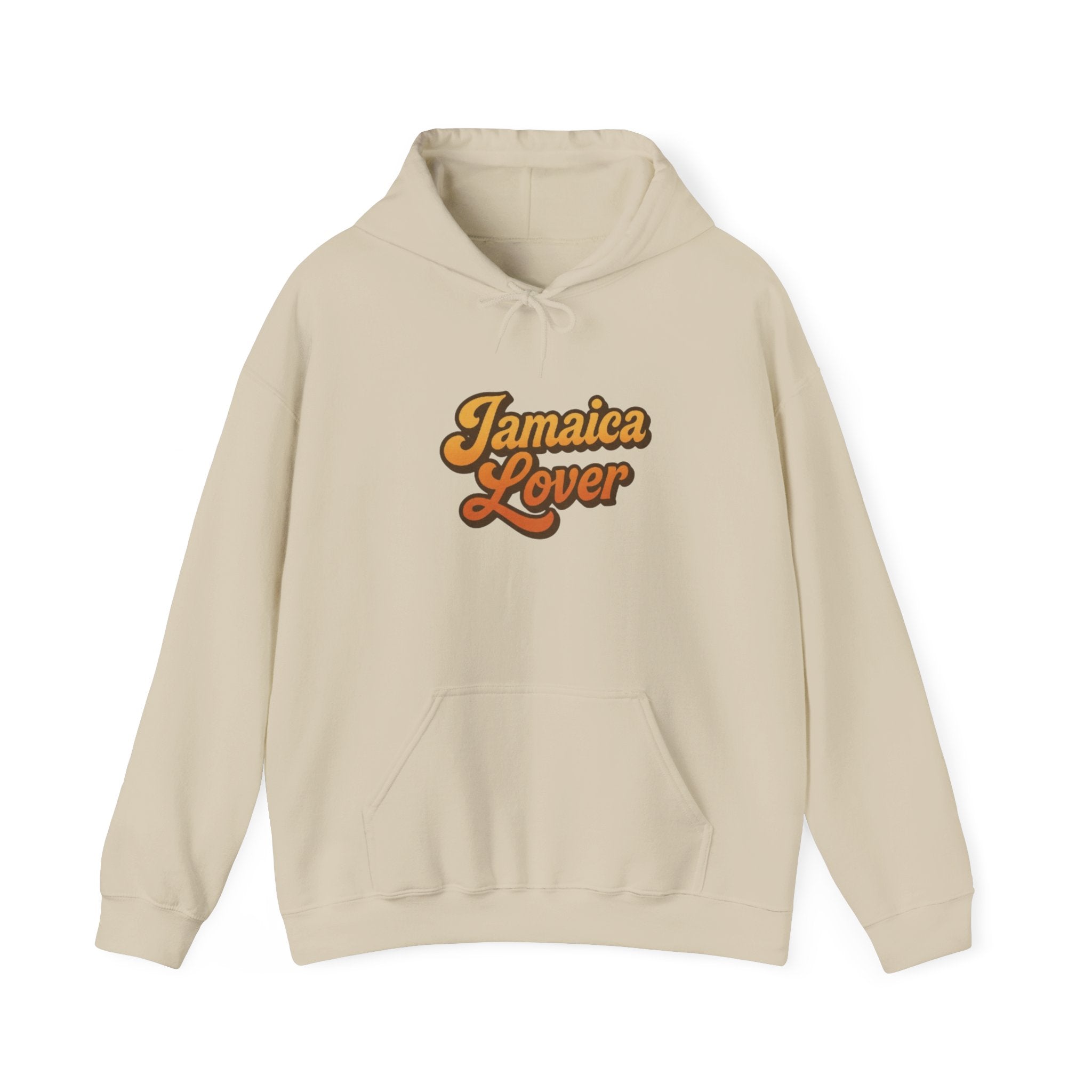 Jamaica Lover Hoodie — Retro Script Pullover for Jamaica Fans