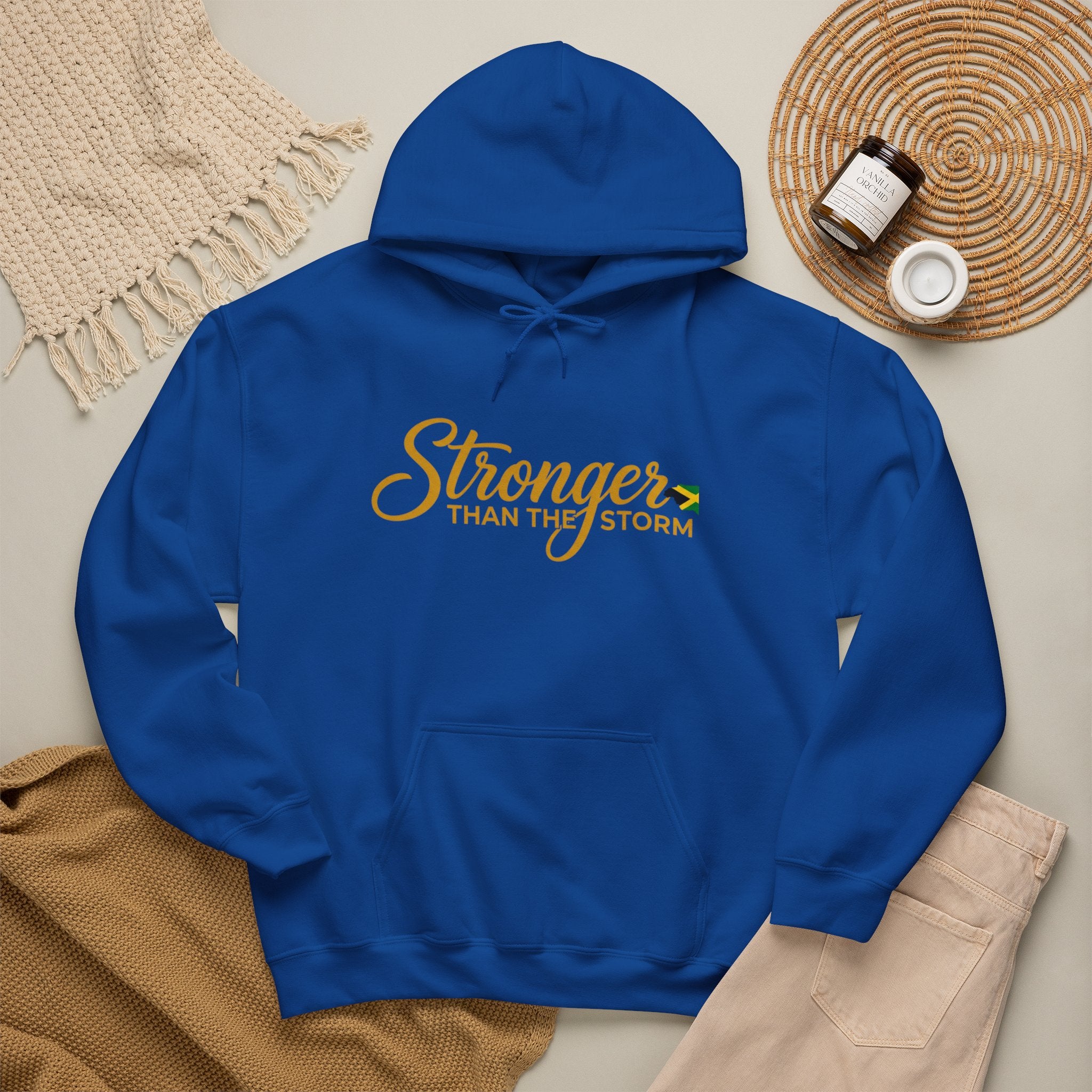 Stronger Than The Storm Hoodie – Inspirational Resilience Sweatshirt