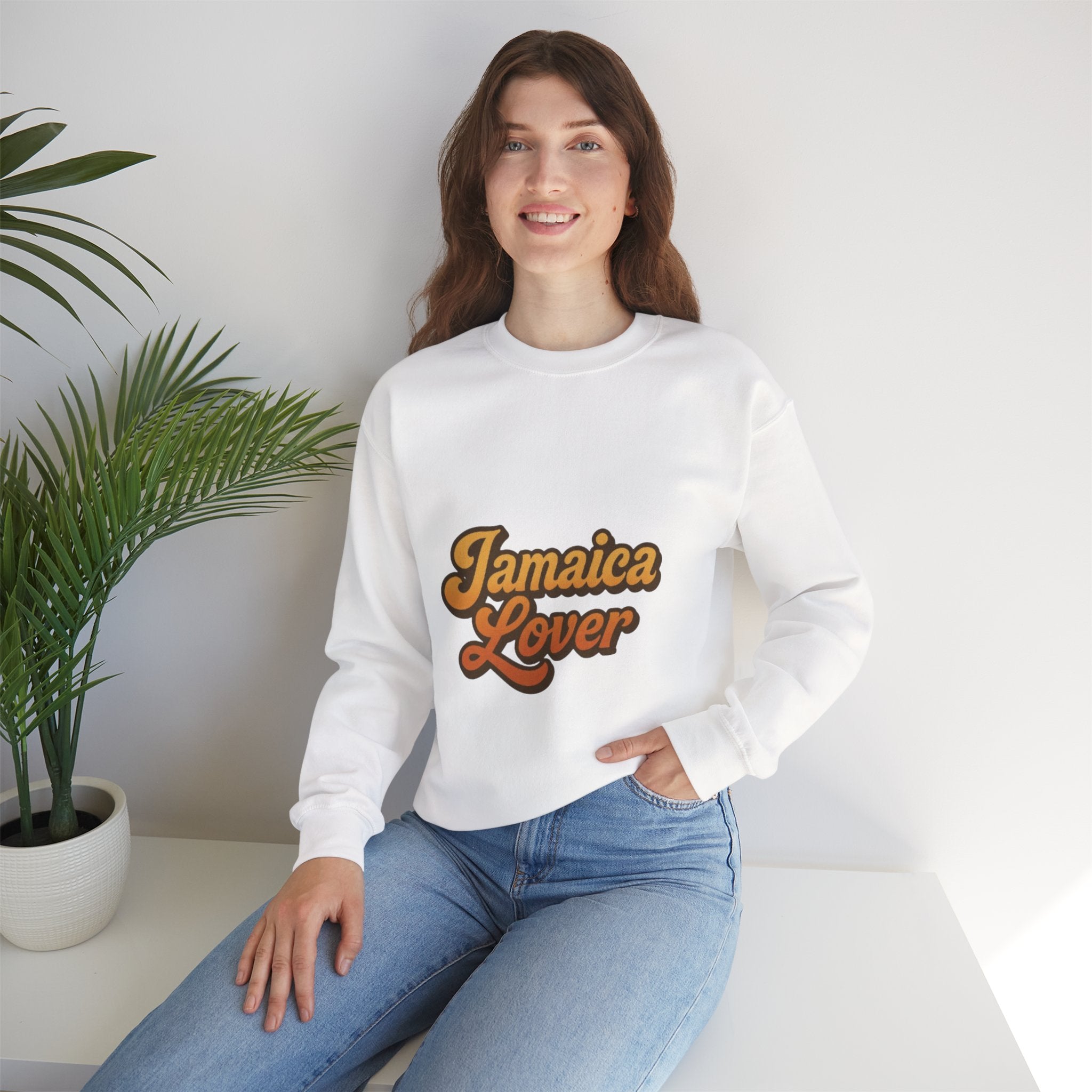 Jamaica Lover Sweatshirt — Retro Tropical Crewneck for Travel & Island Lovers
