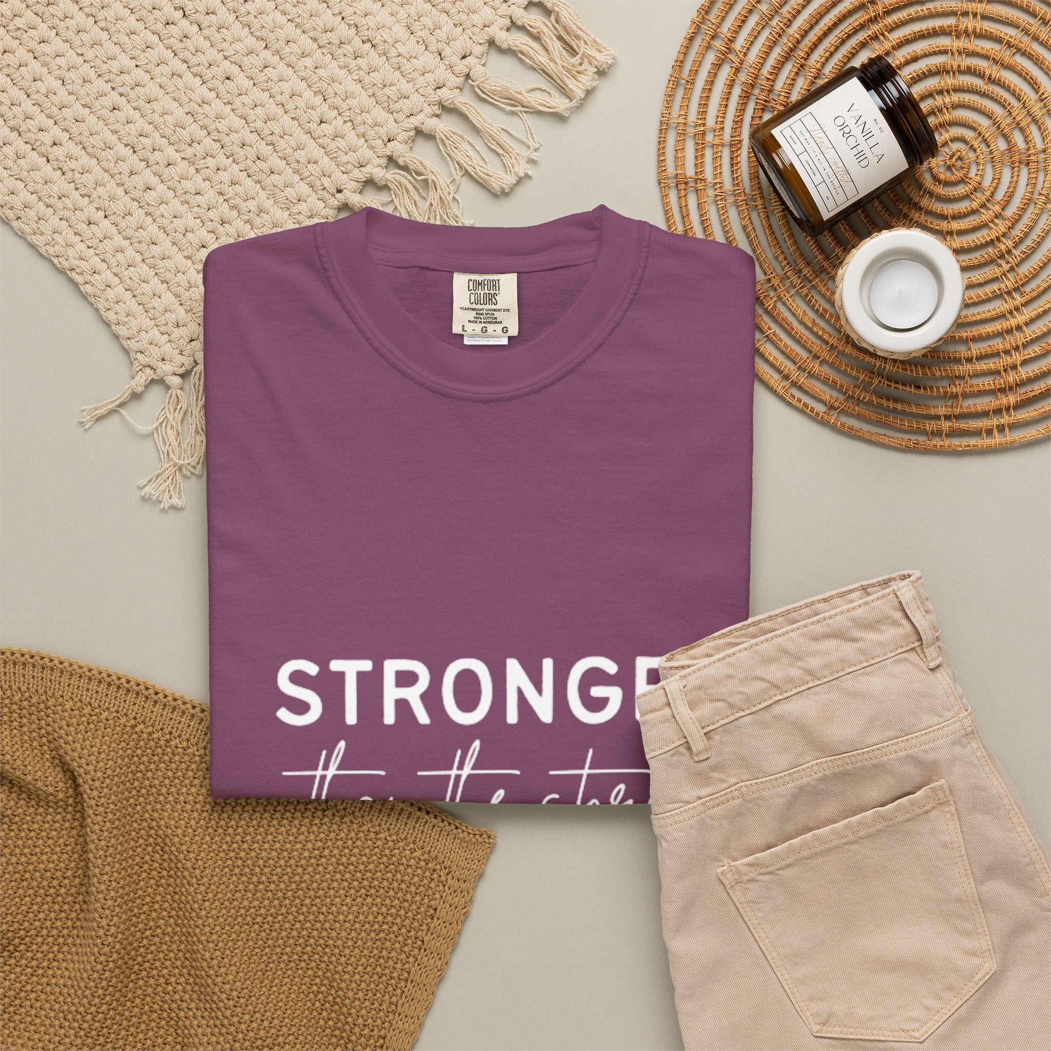 Stronger Than The Storm T-Shirt — Jamaica Lover Inspirational Tee